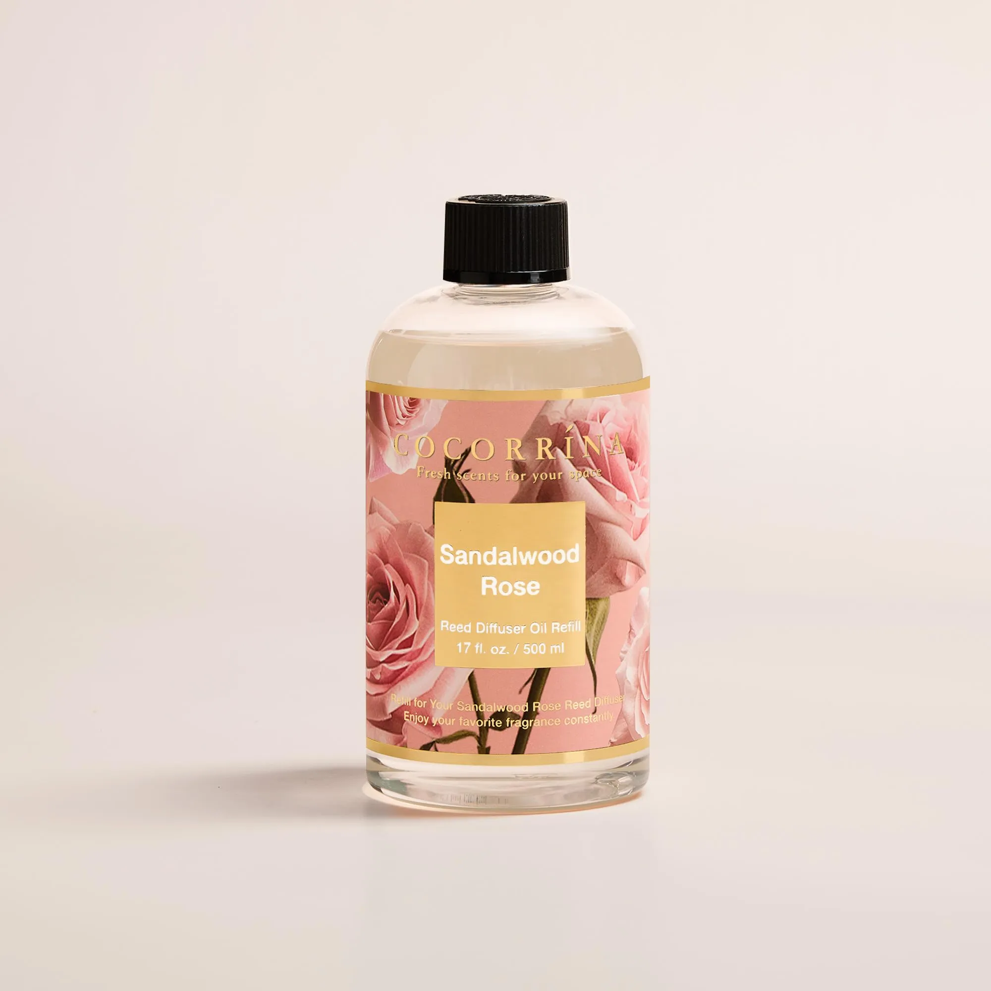 COCORRÍNA Ricarica Diffusore Ambiente Sandalwood Rose 500ml con 8 Bastoncini - immagine 3