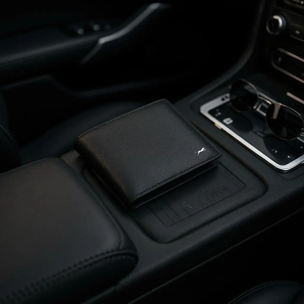 Jaguar Portafoglio Uomo in Pelle Vera Nero - immagine 2