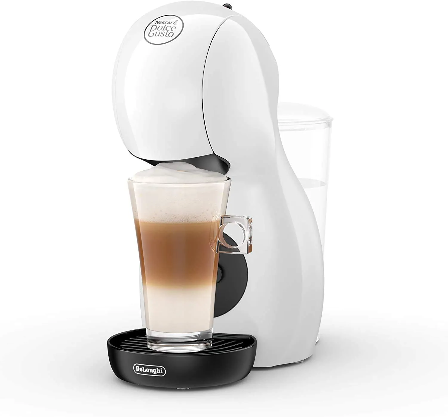Nescafé Dolce Gusto De'Longhi Piccolo XS EDG110.WB Macchina per Caffè Espresso a Capsule, Manuale, 0.8 l, Bianco - immagine 1