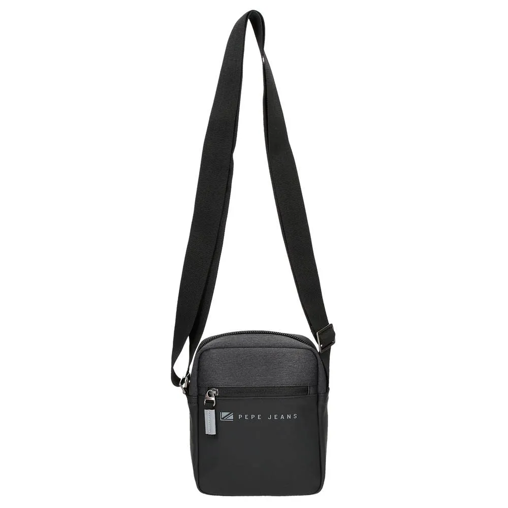 Pepe Jeans Jarvis Borsa a Tracolla da Uomo, Nero - immagine 8