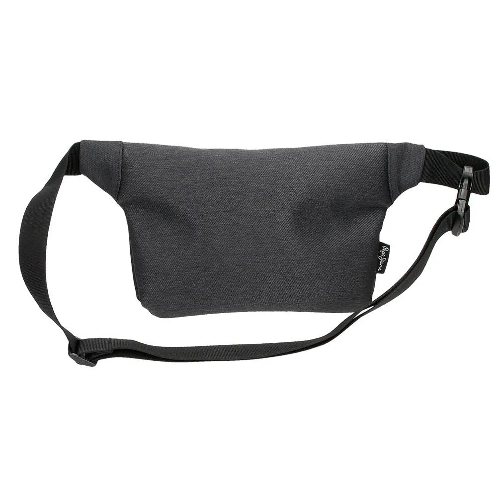 Pepe Jeans Jarvis Marsupio Nero 25 x 15 x 2,5 cm Poliestere e Finta Pelle - immagine 2