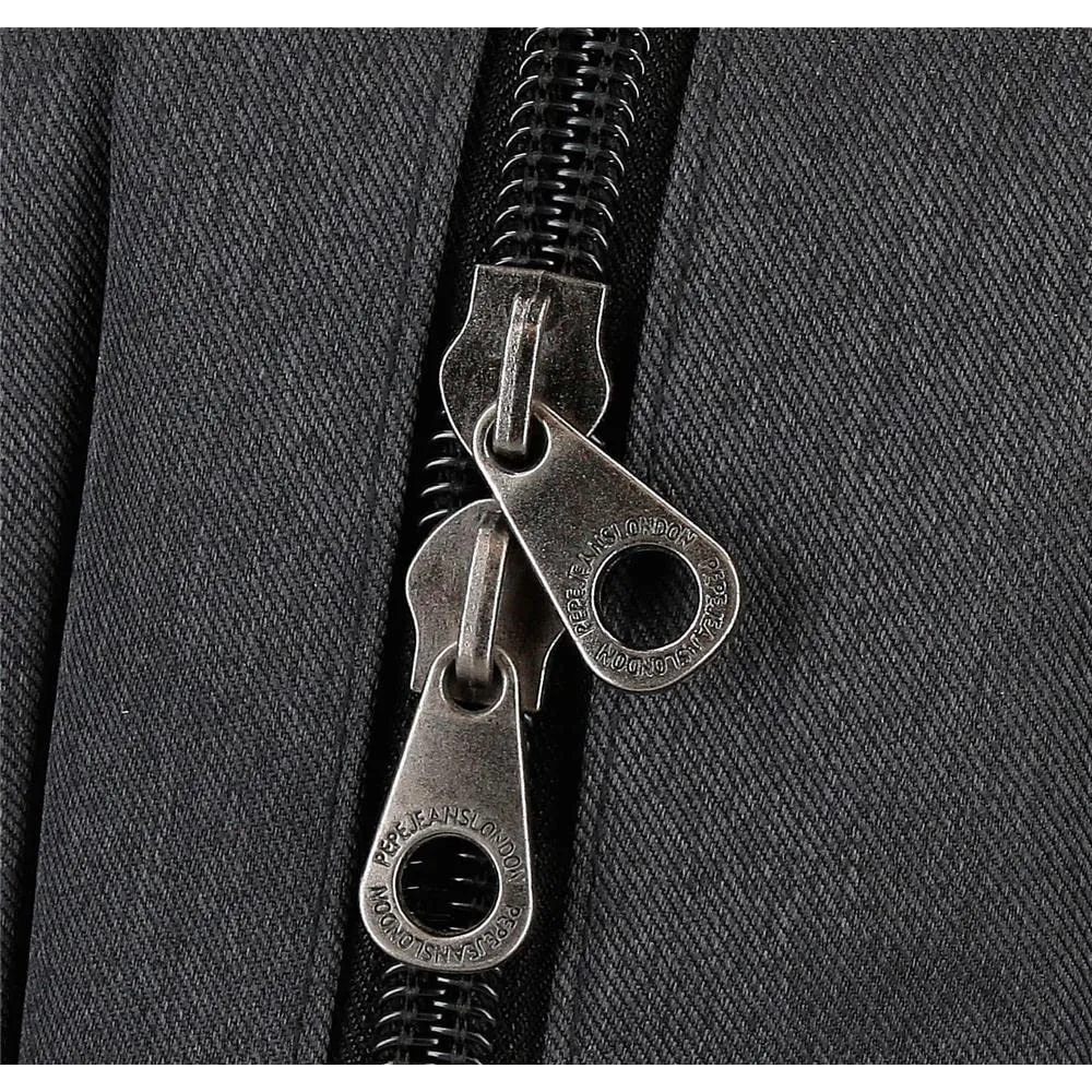 Pepe Jeans Jarvis Marsupio Nero 25 x 15 x 2,5 cm Poliestere e Finta Pelle - immagine 5