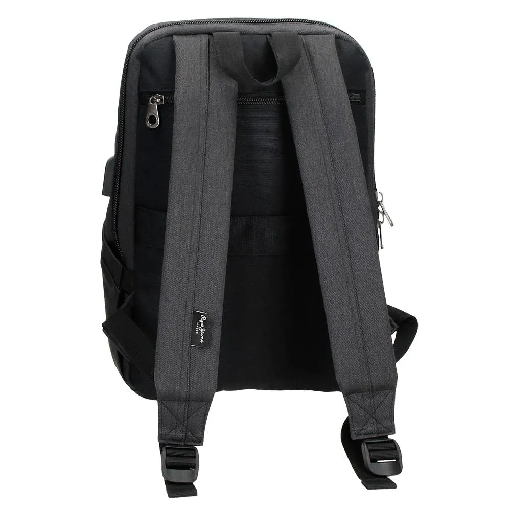 Pepe Jeans Jarvis Zaino per portatile fino a 12" Nero - immagine 3