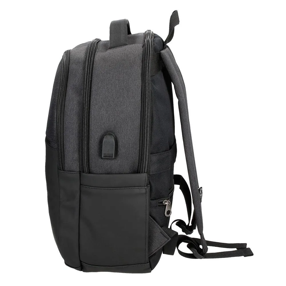 Pepe Jeans Jarvis Zaino per Portatile 15,6" Nero - immagine 2