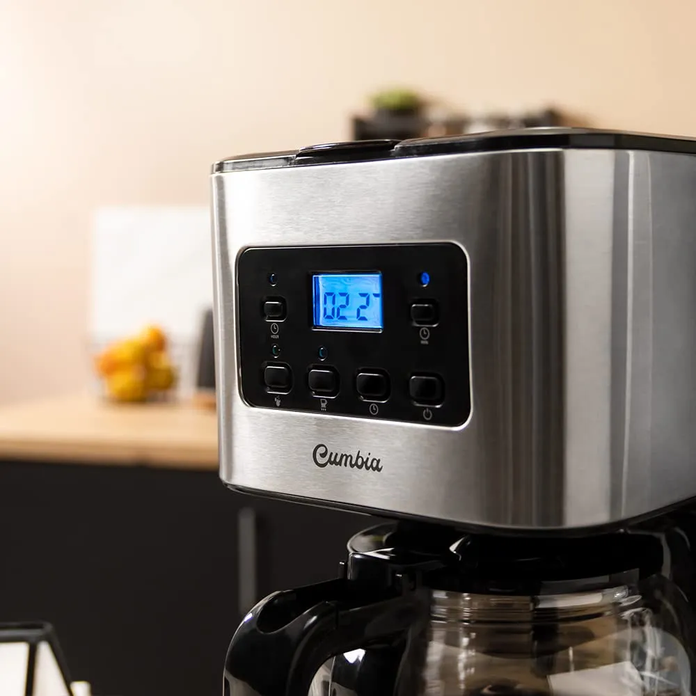 Cecotec Coffee 66 Smart Plus Caffettiera a Goccia Programmabile, 980W, 1.5L, 12 Tazze, Acciaio Inox - immagine 4