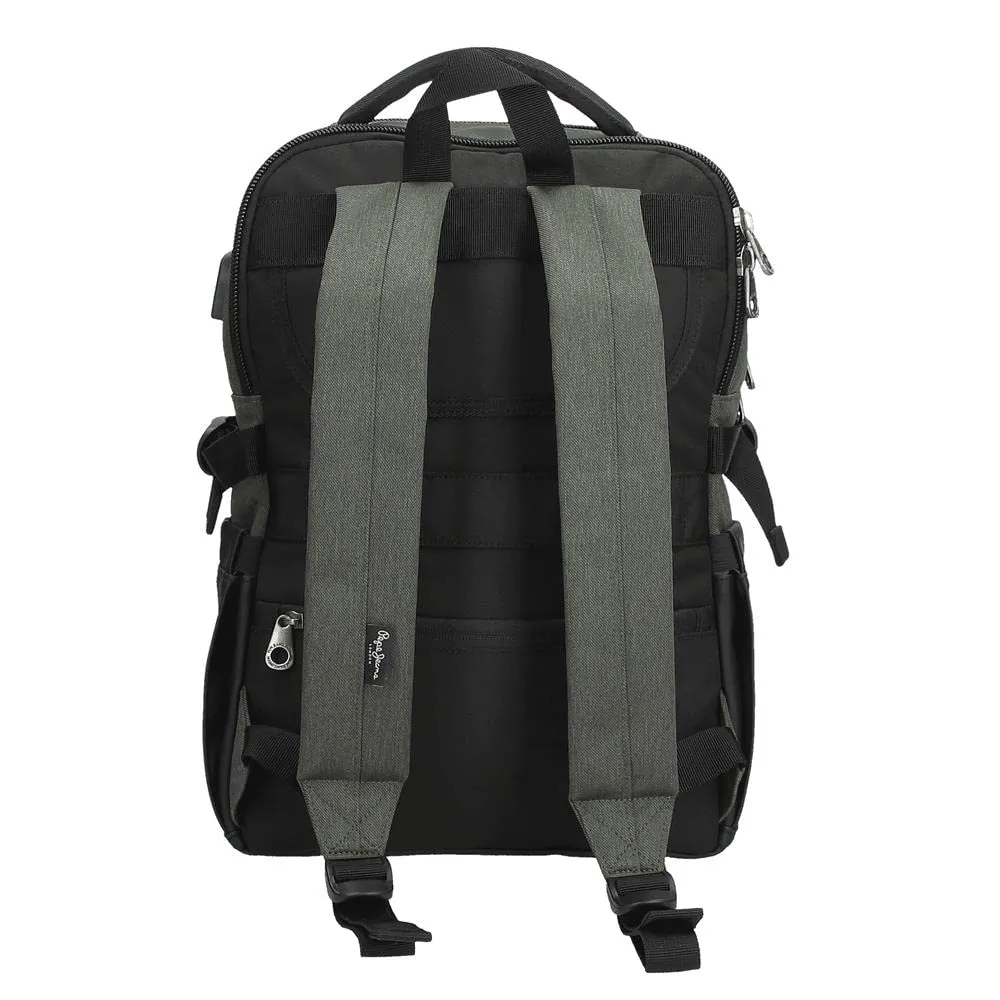 Pepe Jeans Zaino Portatile 15,6" Verde 7122432 - immagine 3