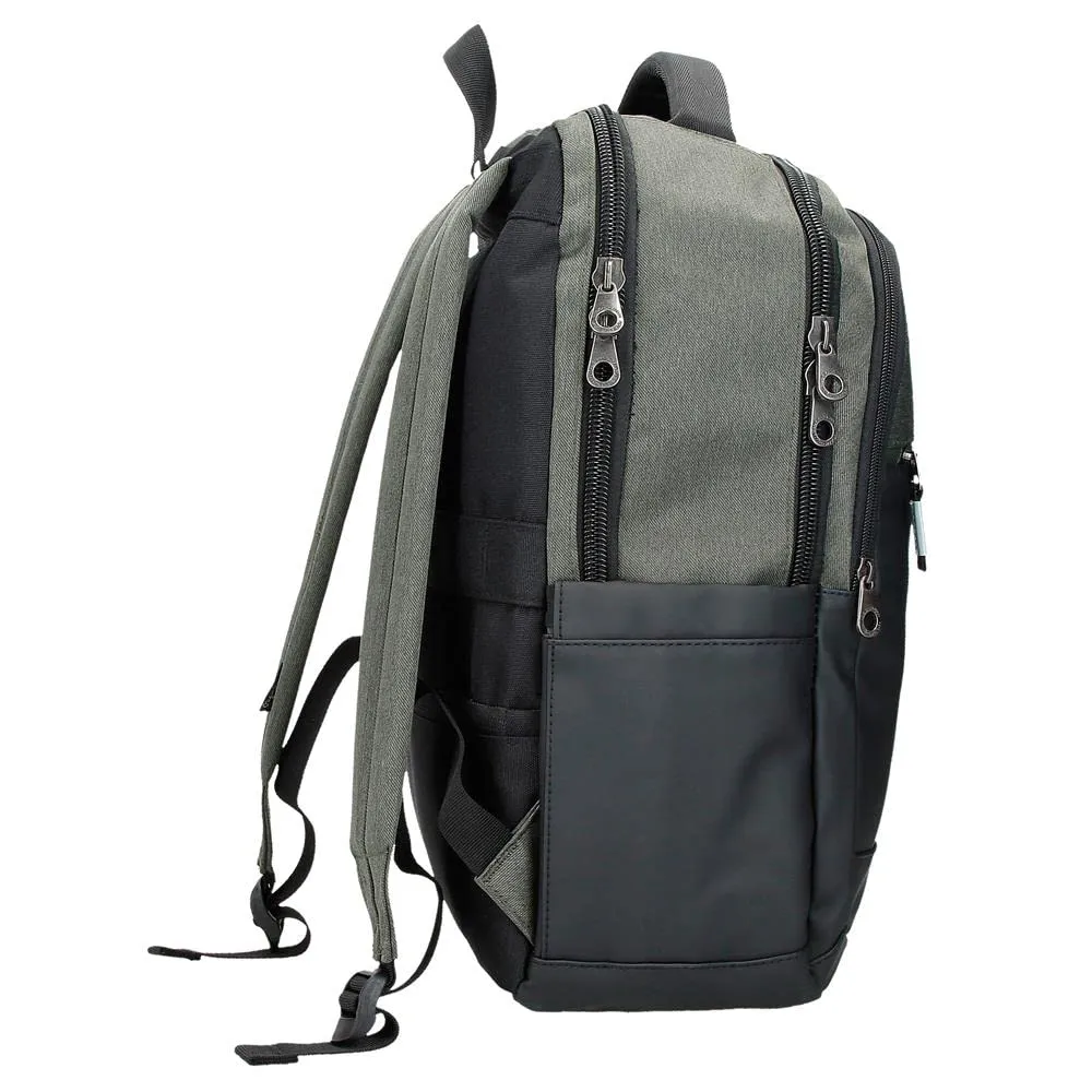 Pepe Jeans Jarvis Zaino per Laptop Verde 31x44x15 cm Poliestere - immagine 2