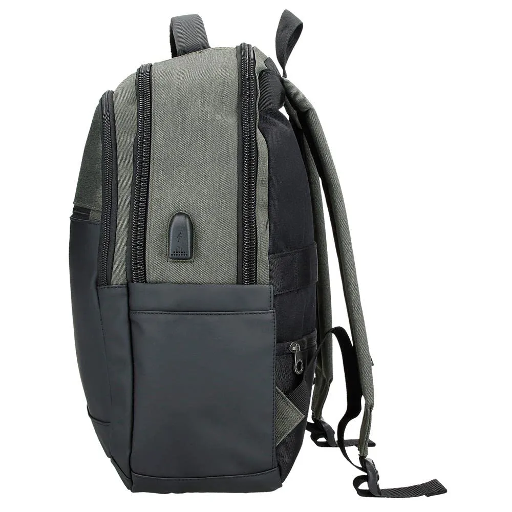 Pepe Jeans Jarvis Zaino per Laptop Verde 31x44x15 cm Poliestere - immagine 4