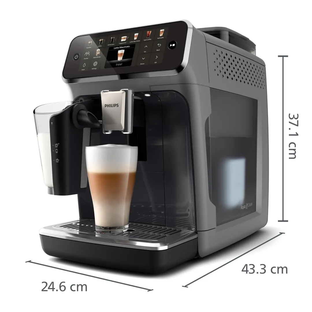 Philips 5500 Macchina Caffè Automatica LatteGo EP5544/50 - Grigio - immagine 2