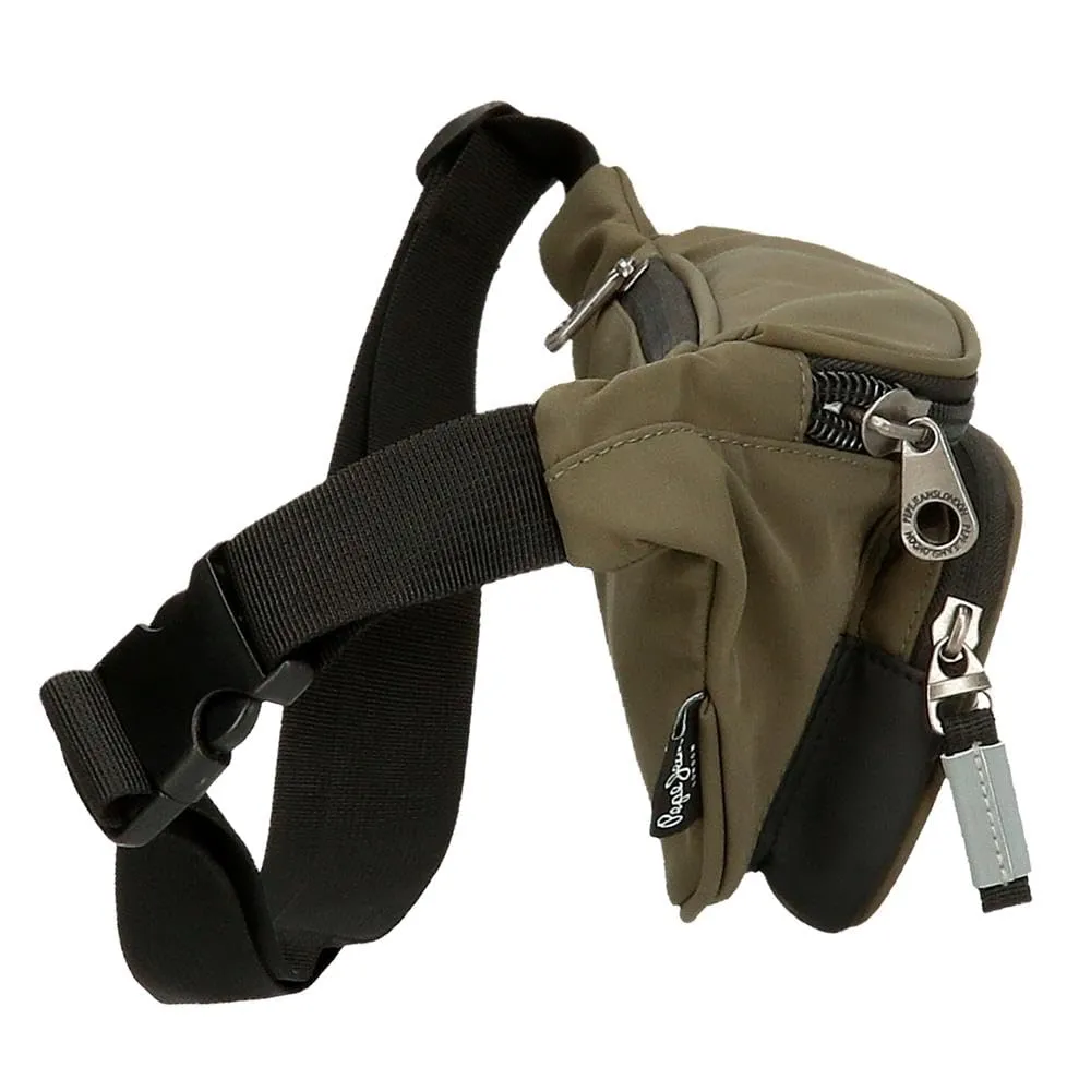 Pepe Jeans Jarvis L Marsupio da cintura, 30 x 13 x 5 cm, Verde Scuro - immagine 2