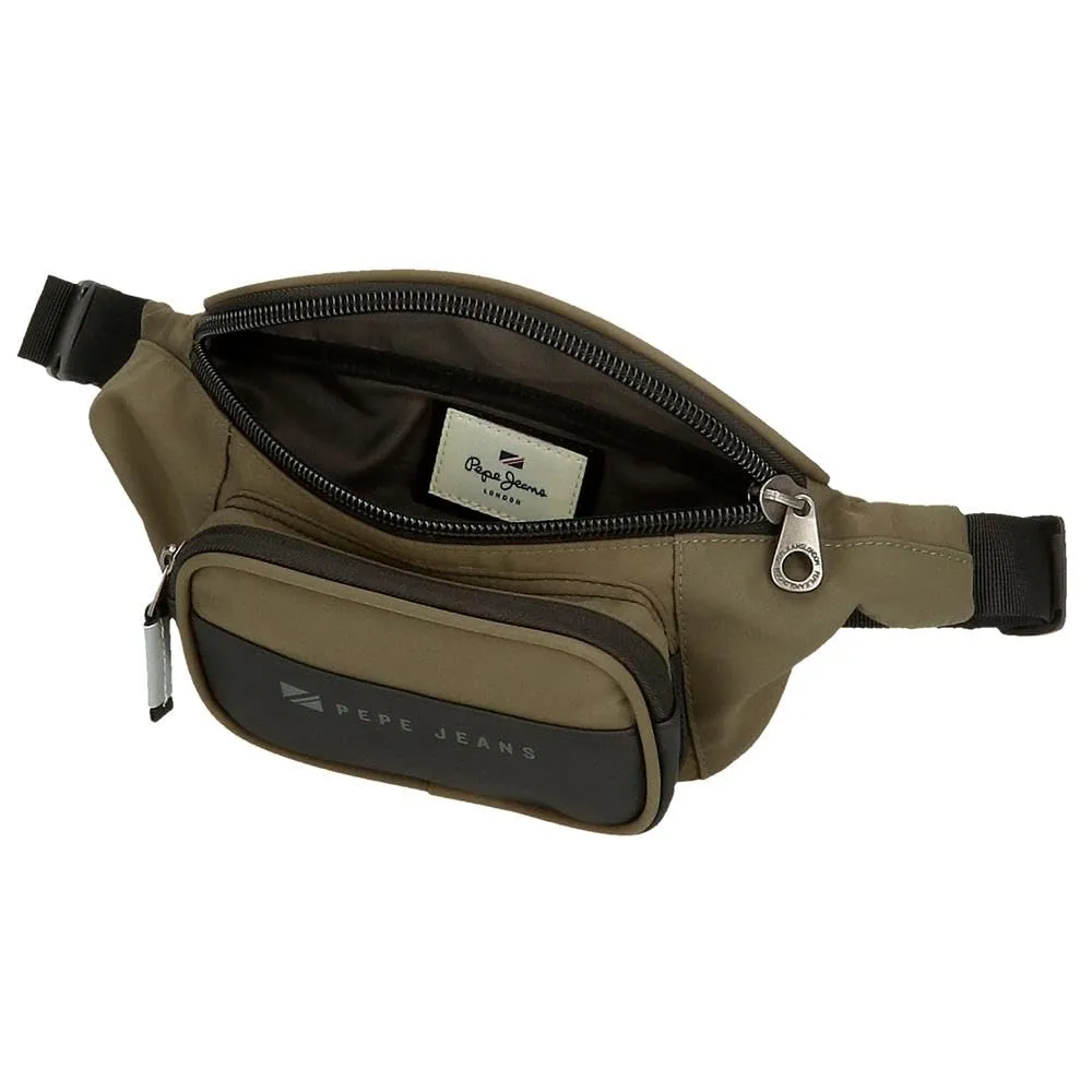 Pepe Jeans Jarvis L Marsupio da cintura, 30 x 13 x 5 cm, Verde Scuro - immagine 4