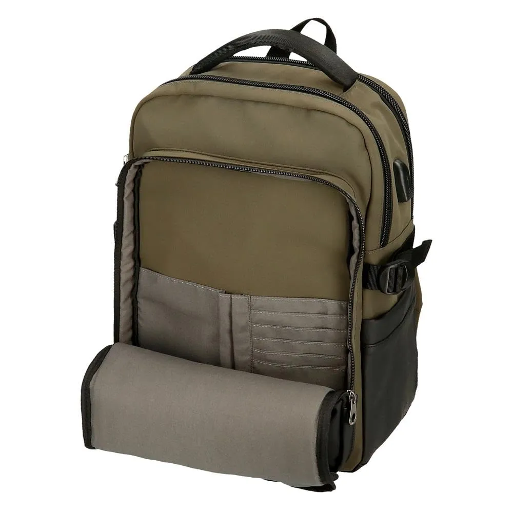 Pepe Jeans Jarvis Zaino per laptop 15,6 pollici, verde scuro - immagine 7