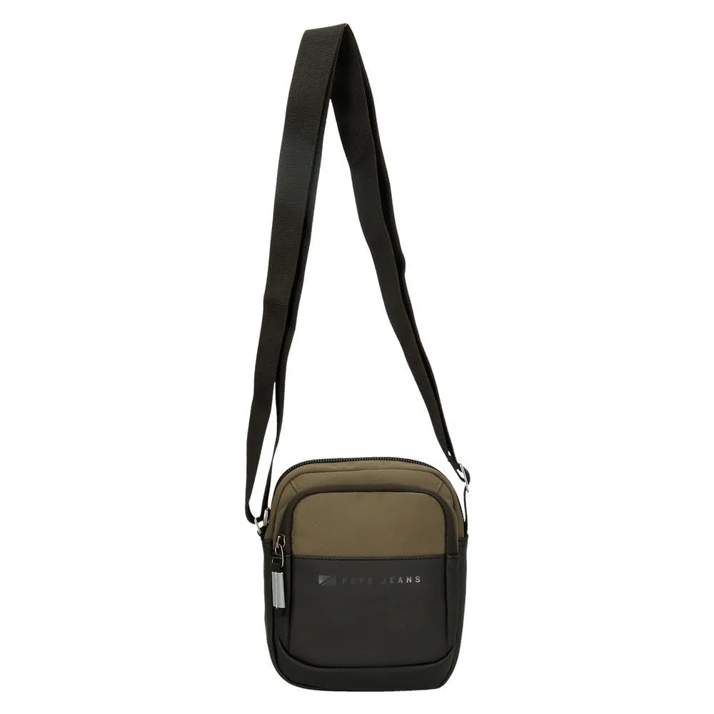 Pepe Jeans Jarvis Borsa a Mano con Tracolla, Verde Scuro - immagine 8