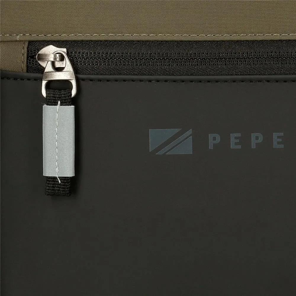 Pepe Jeans Jarvis Borsa a Mano con Tracolla per Tablet, Verde Scuro - immagine 6