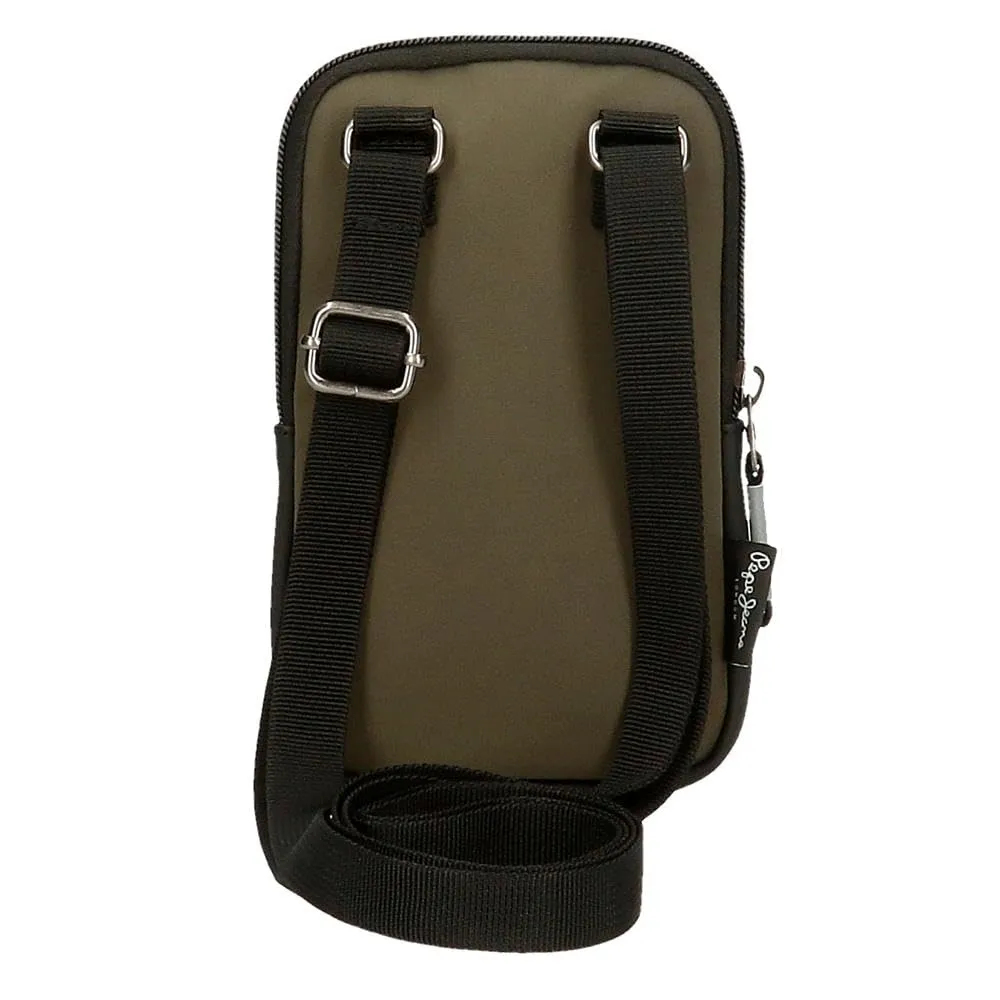 Pepe Jeans Jarvis Borsa a Mano con Tracolla, Verde Scuro - immagine 2