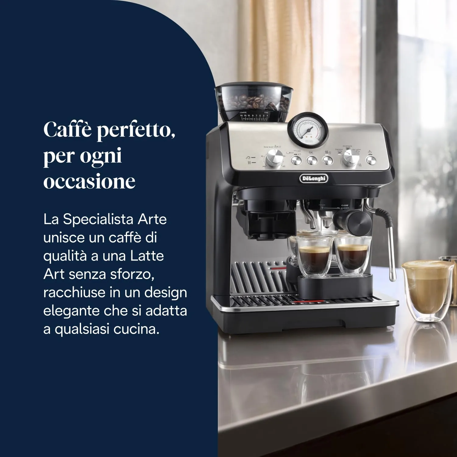 De'Longhi La Specialista Arte Macchina Espresso EC9152.BK Nero - immagine 2