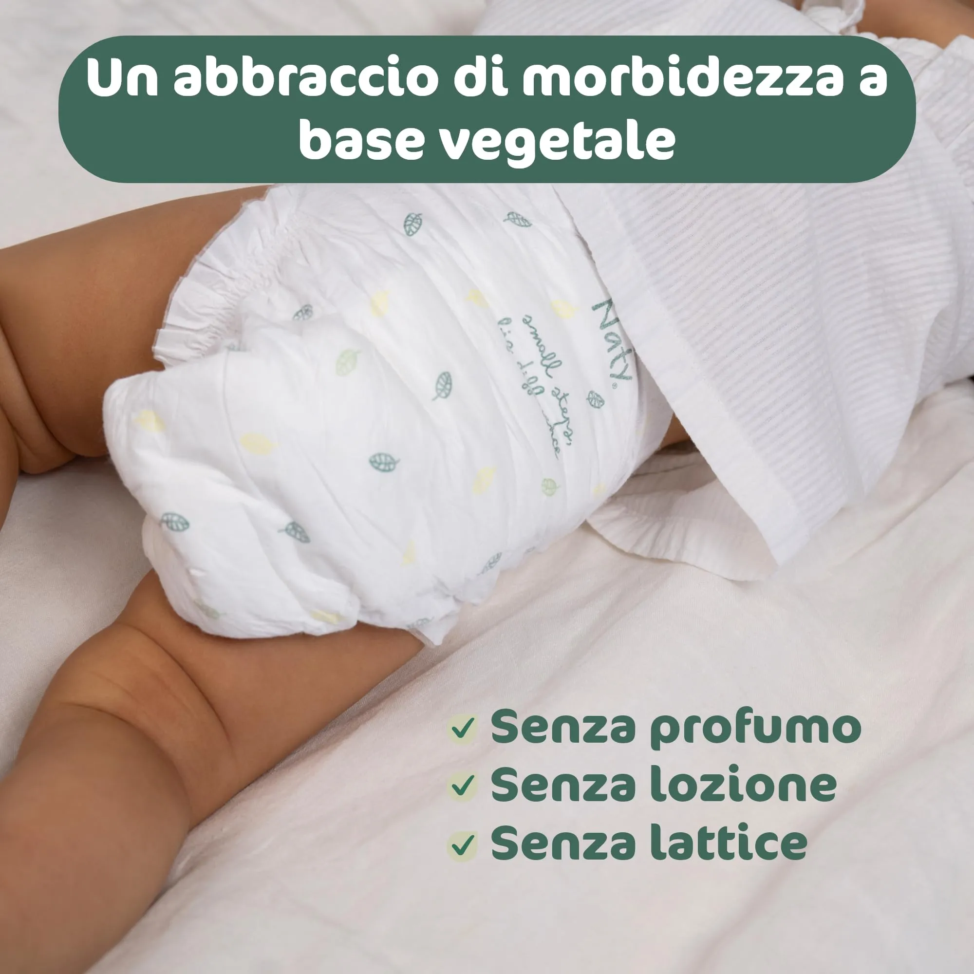 Naty BioEmbrace Pannolini, Taglia 3 (4–9kg), 180 pezzi - immagine 4