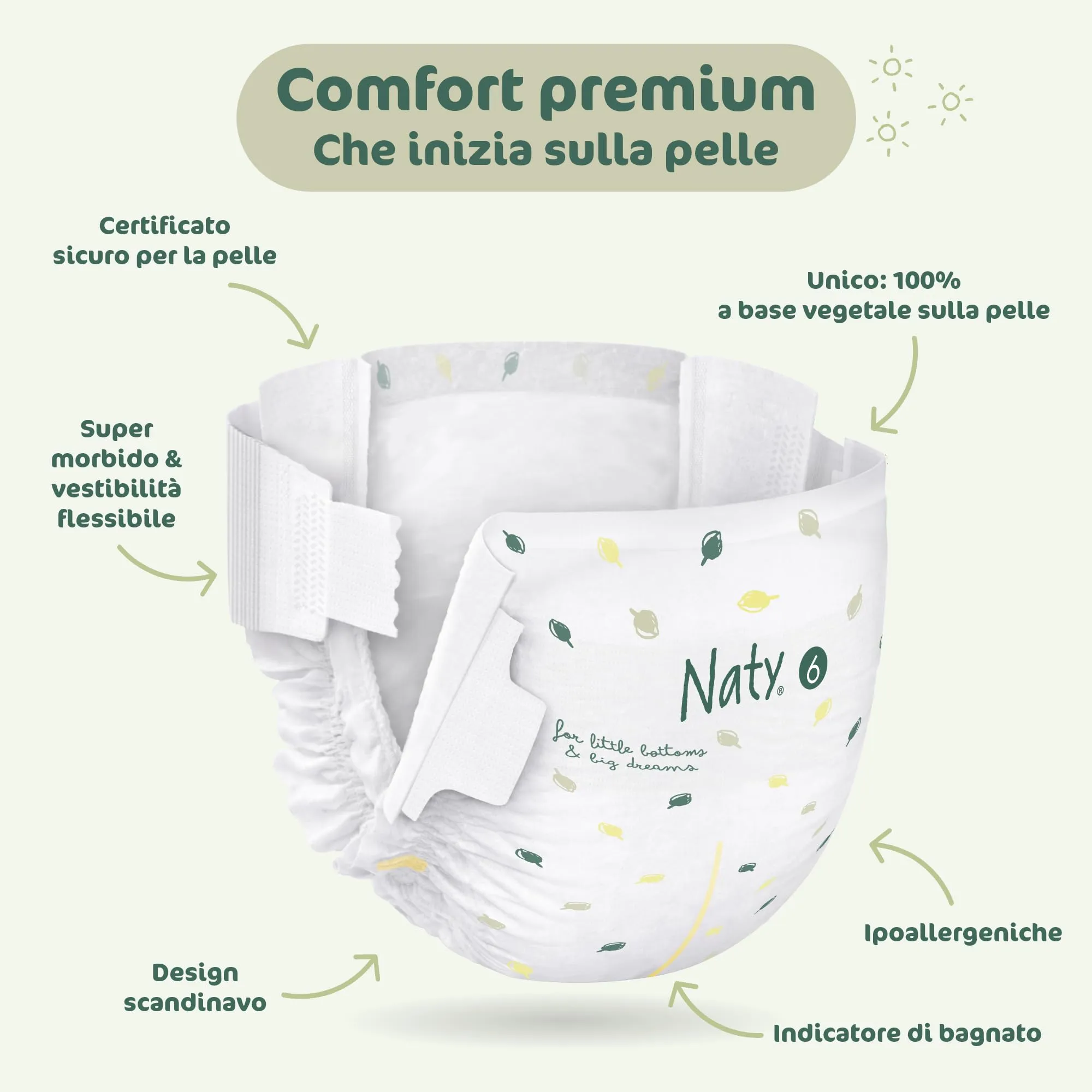 Naty BioEmbrace Pannolini Taglia 6 (16+kg), 102 pezzi - immagine 7
