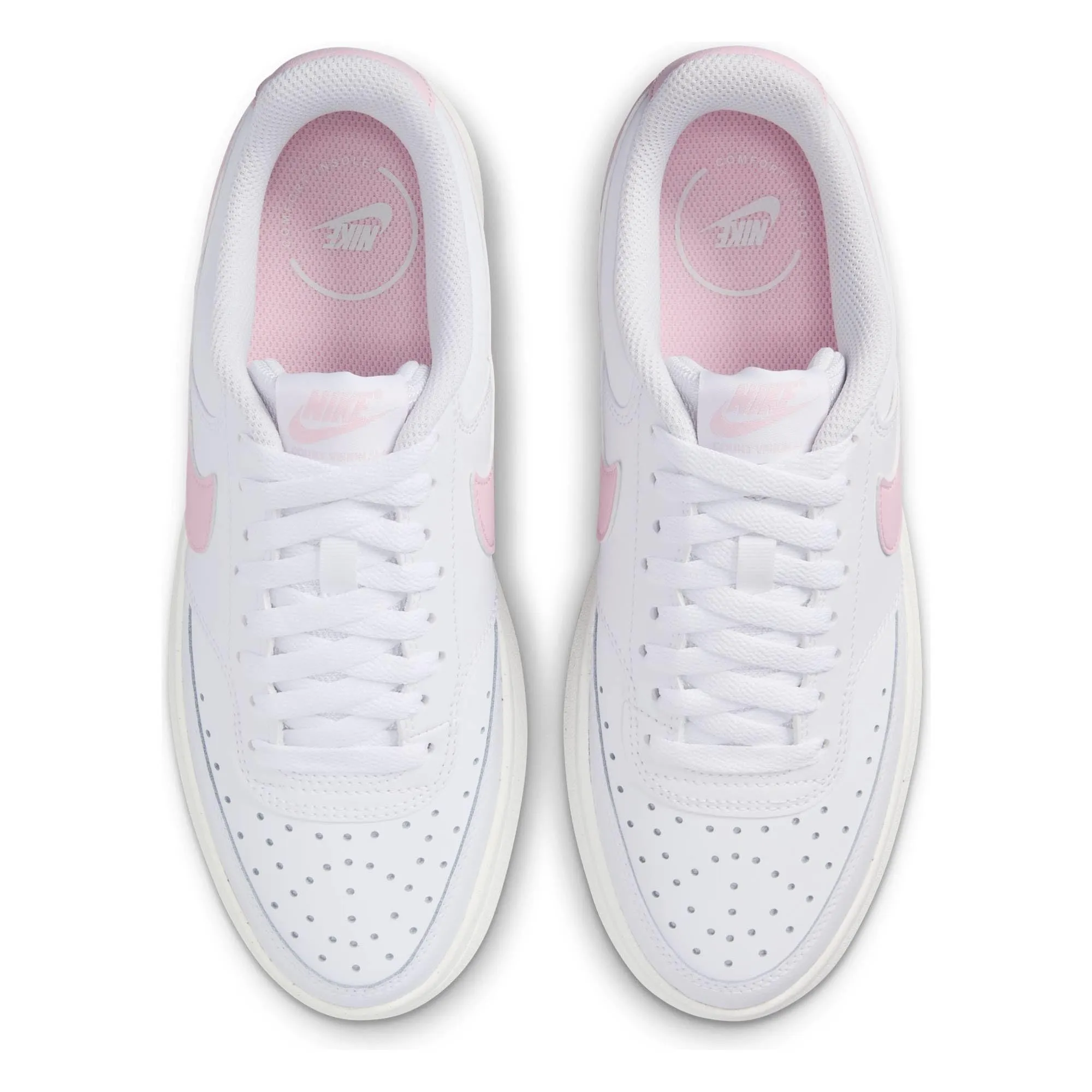 Nike Court Vision Alta Women's Shoes - White and Pink Rope Foam - 41 EU - immagine 5