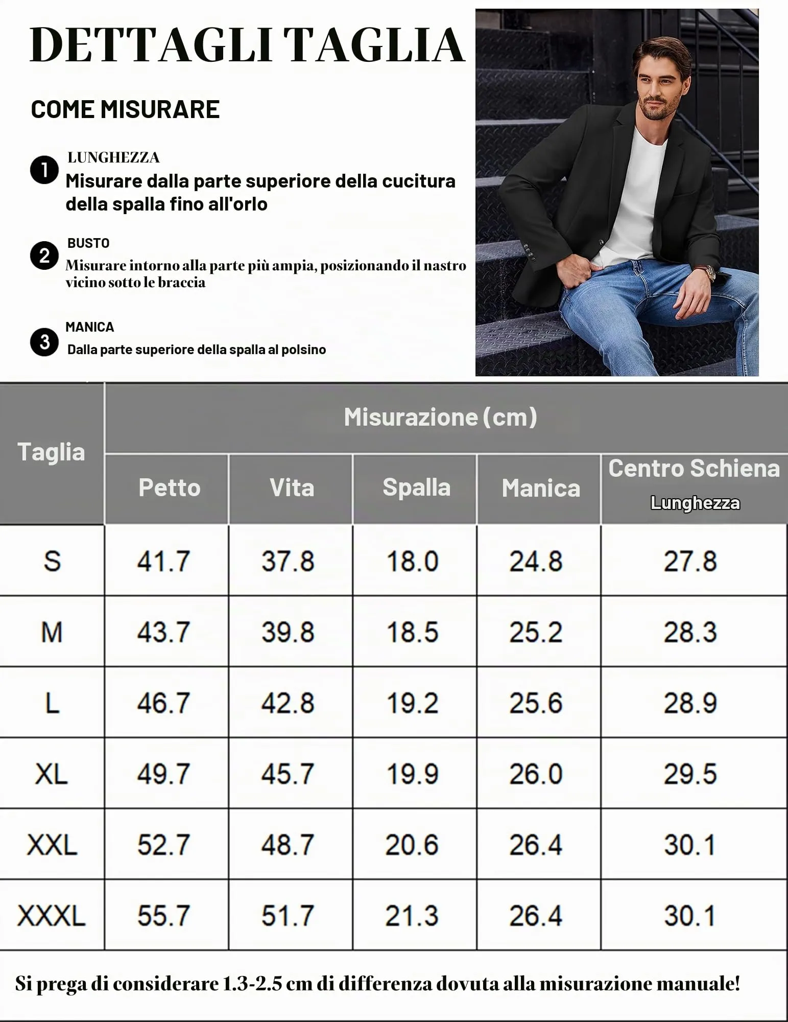 COOFANDY Giacca Blazer Sportiva Casual da Uomo, Grigio, M - immagine 6
