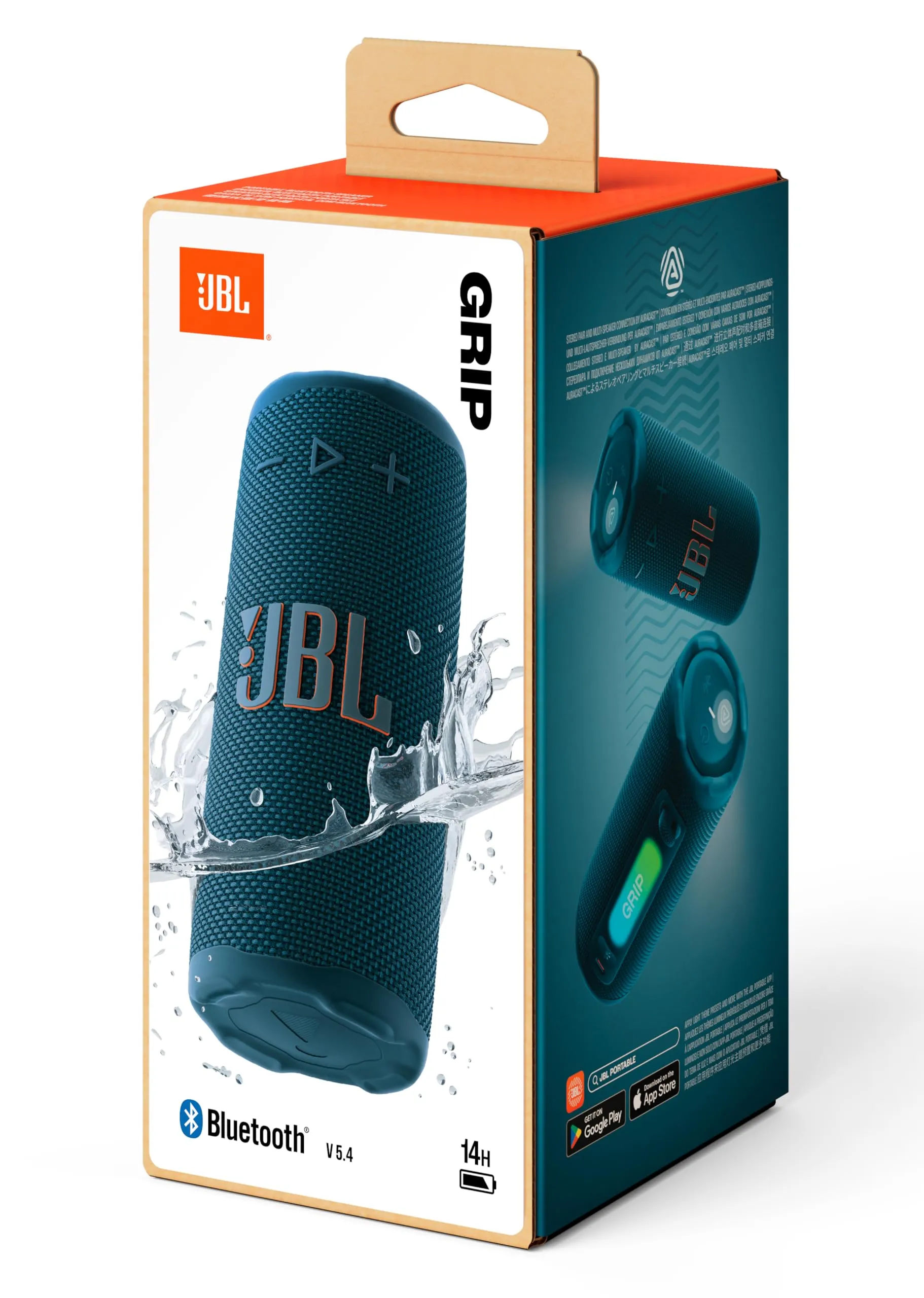 JBL Grip Bluetooth Speaker, Blu - immagine 9