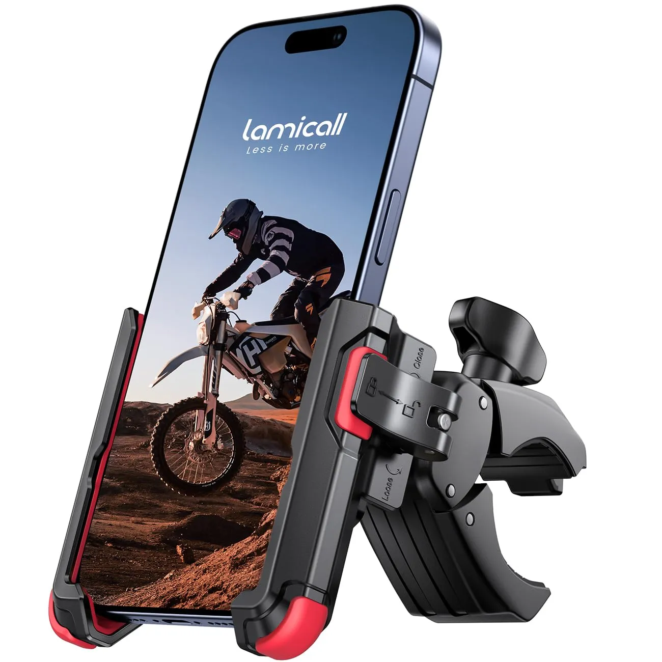 Lamicall Supporto Telefono Bicicletta BP12-EU-RD - immagine 1