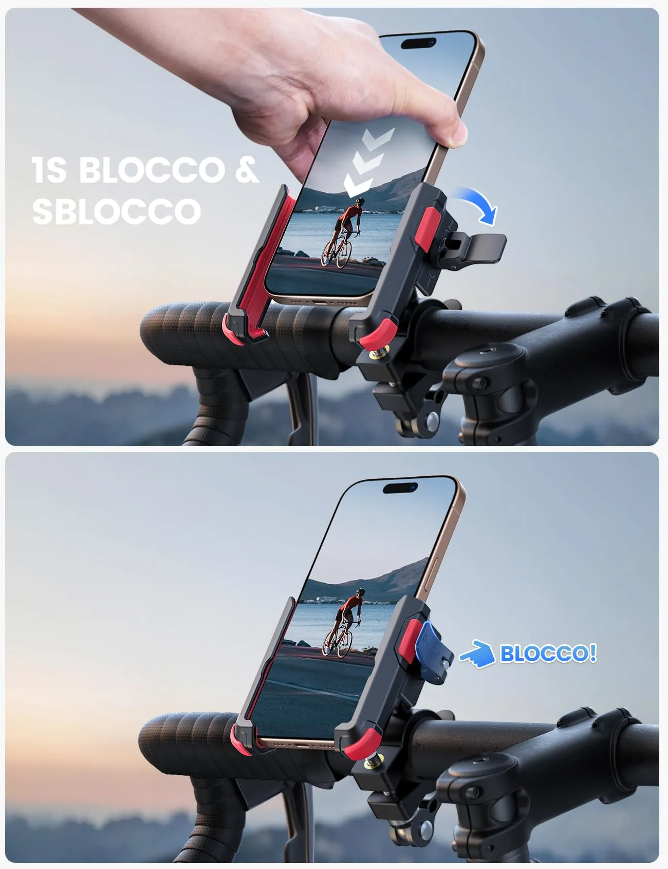 Lamicall Supporto Telefono Bicicletta 360° Rotazione - immagine 3