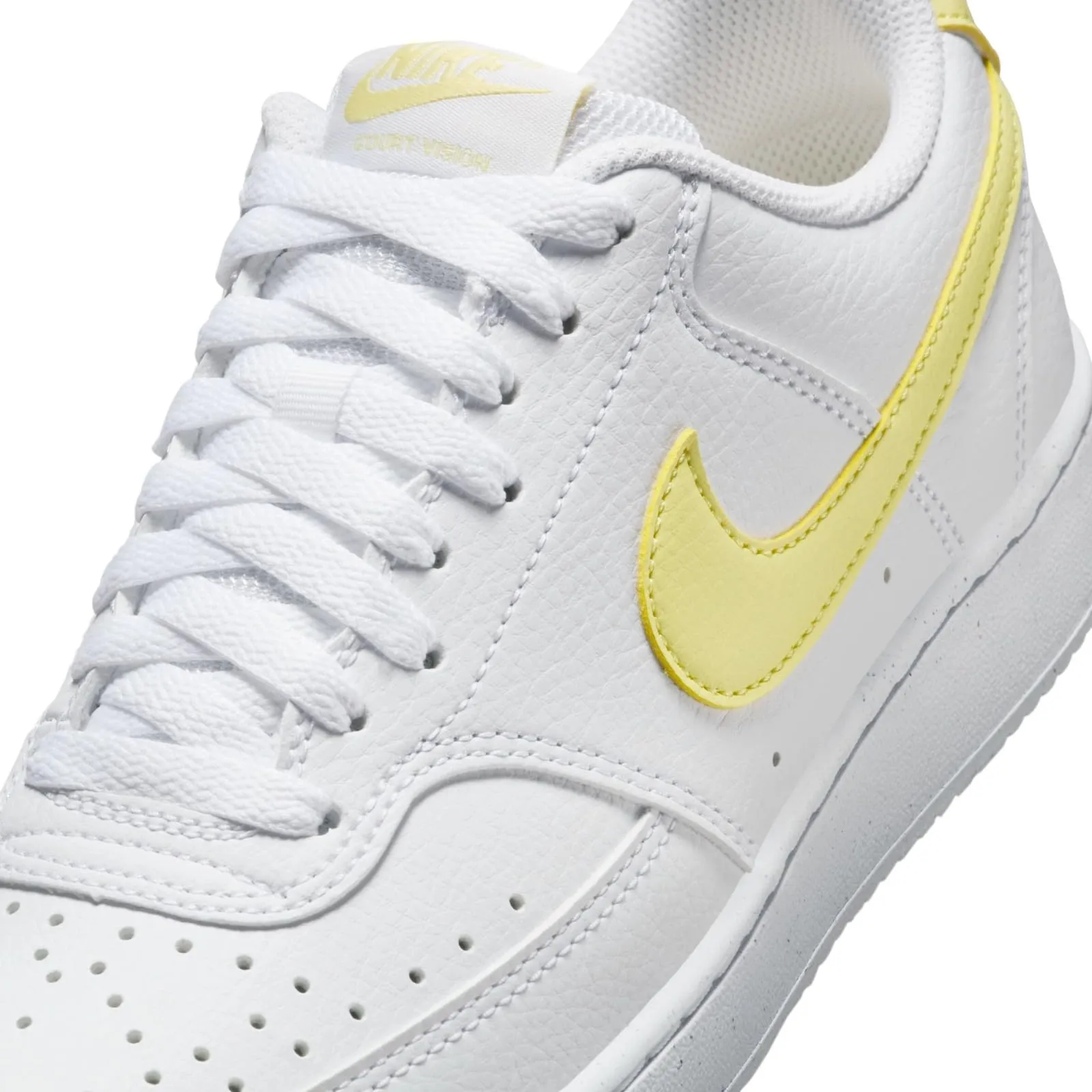 Nike Court Vision Low Next Nature, Soft Yellow White, 38.5 EU - immagine 5