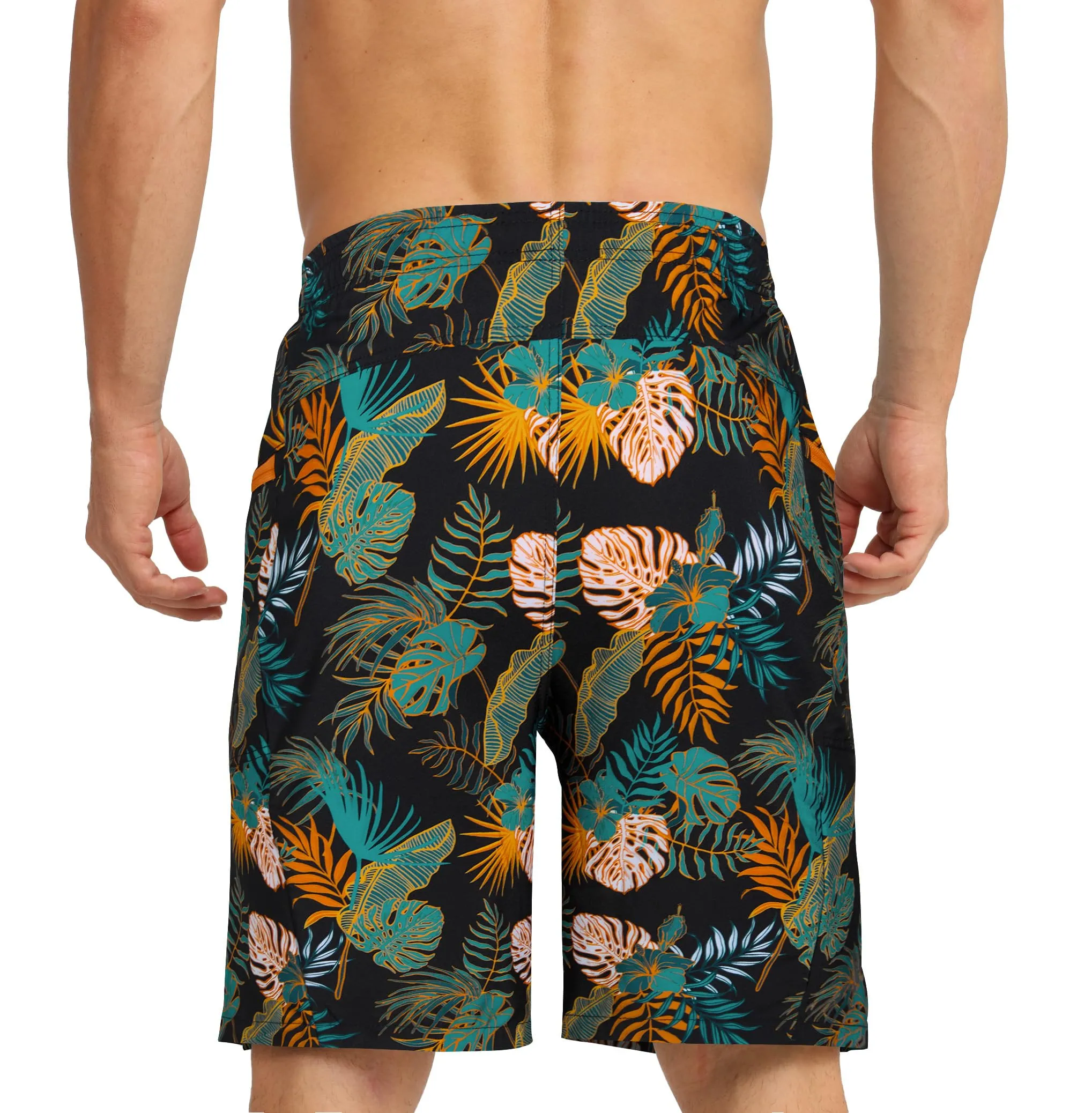 APTRO Pantaloncini da bagno uomo 2 in 1 con fodera a compressione, Retro Mk036, XL - immagine 3