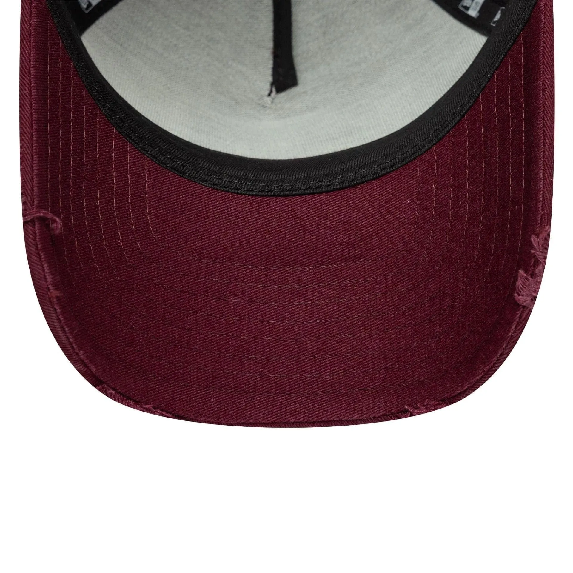 New Era 9Forty E-Frame Distressed Patch Cap - Rosso Bordeaux - immagine 5
