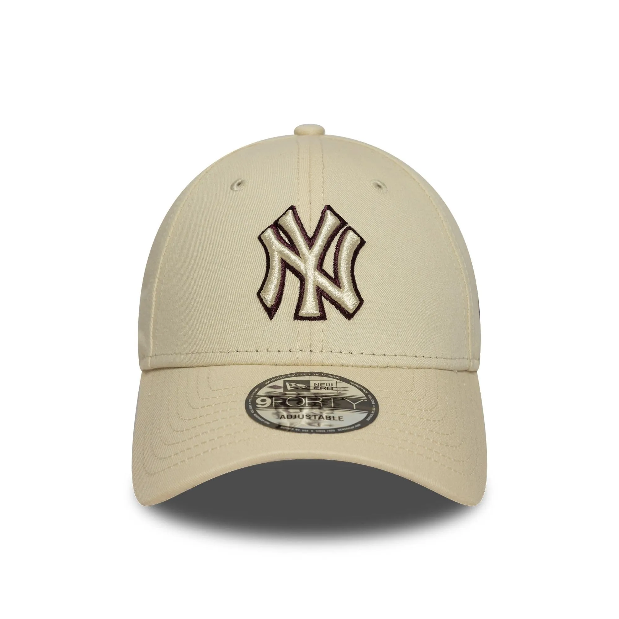 New Era New York Yankees 9Forty Outline Cap - Beige - immagine 2