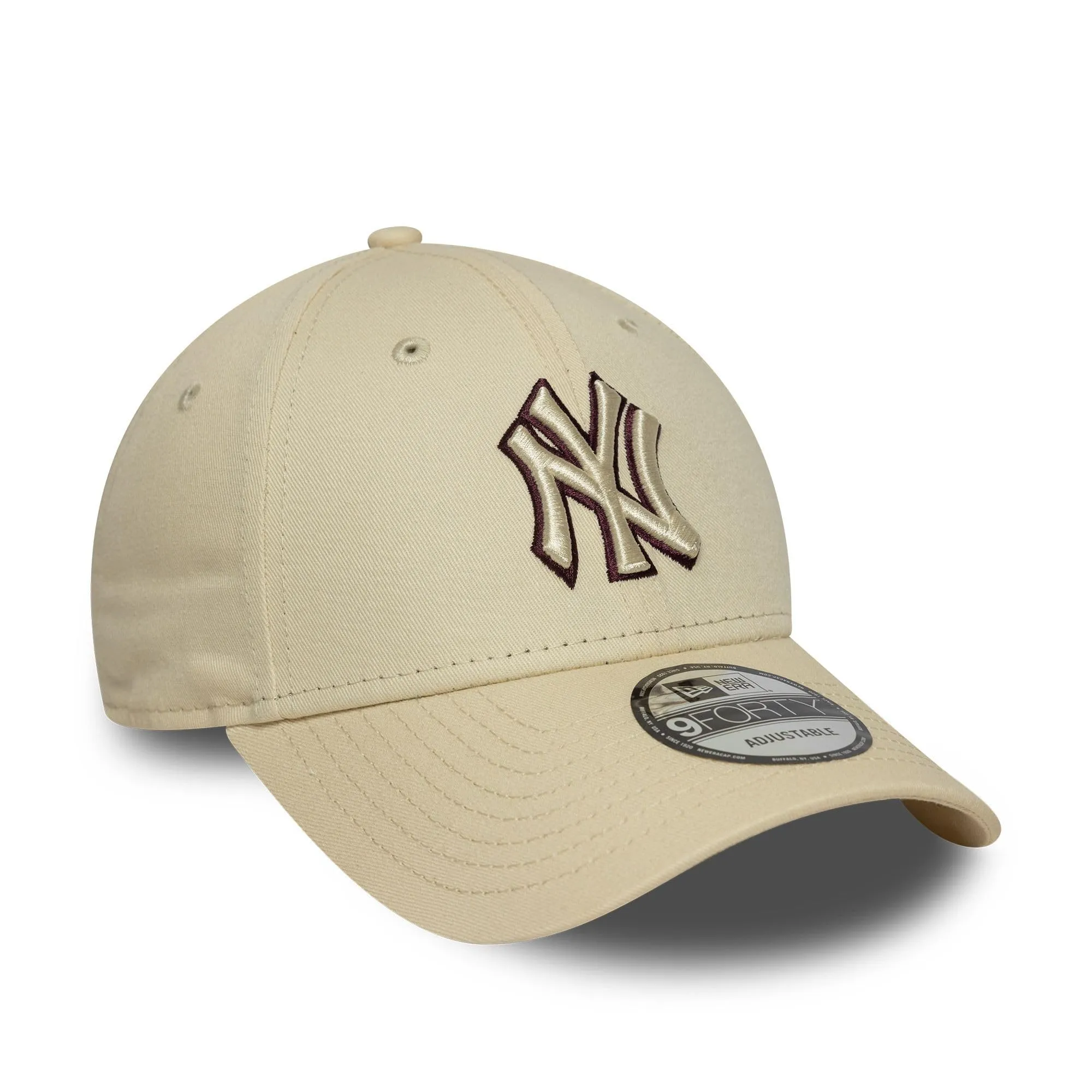 New Era New York Yankees 9Forty Outline Cap - Beige - immagine 3