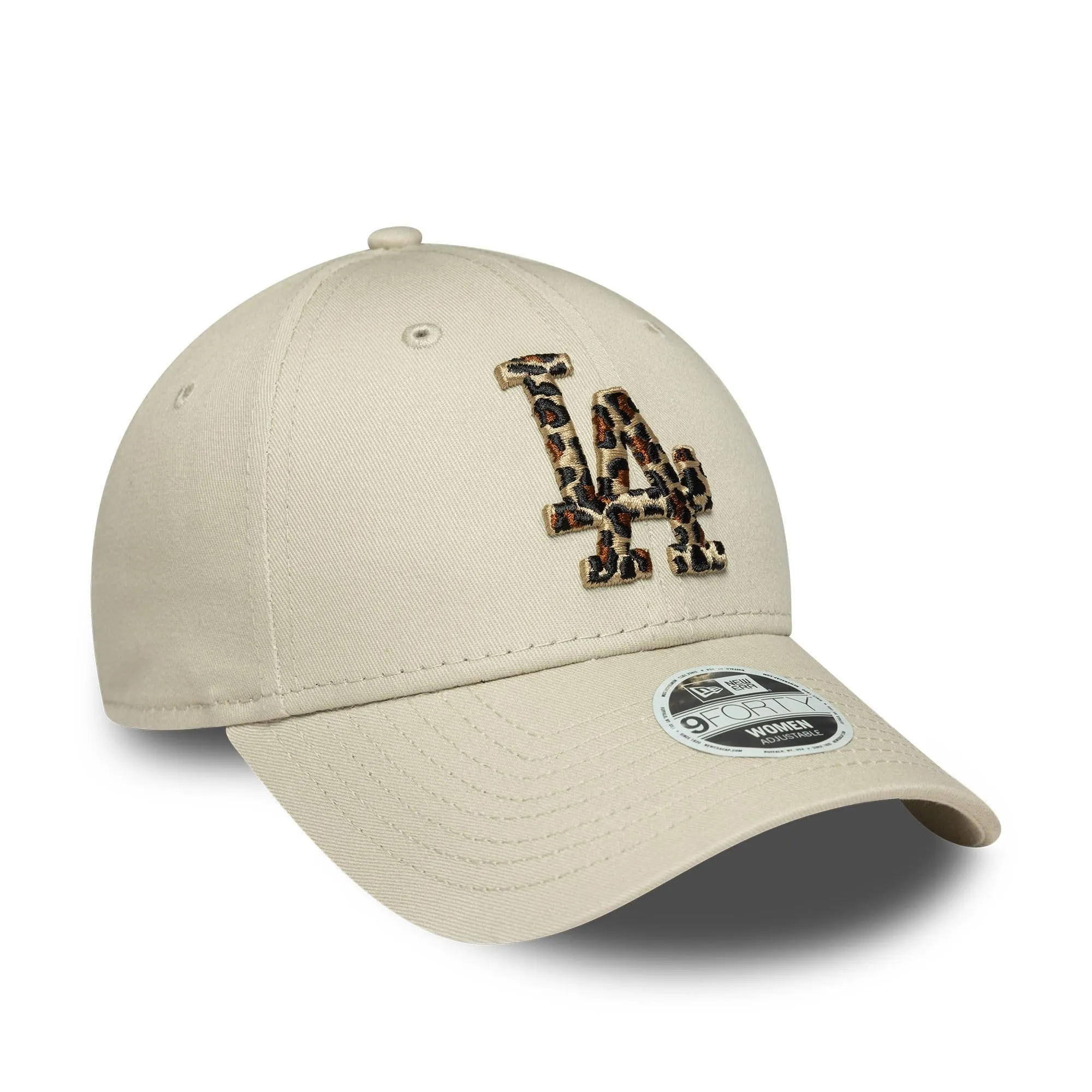 New Era Los Angeles Dodgers 9Forty Cappello Donna con Inserti Leopardati Beige - immagine 3