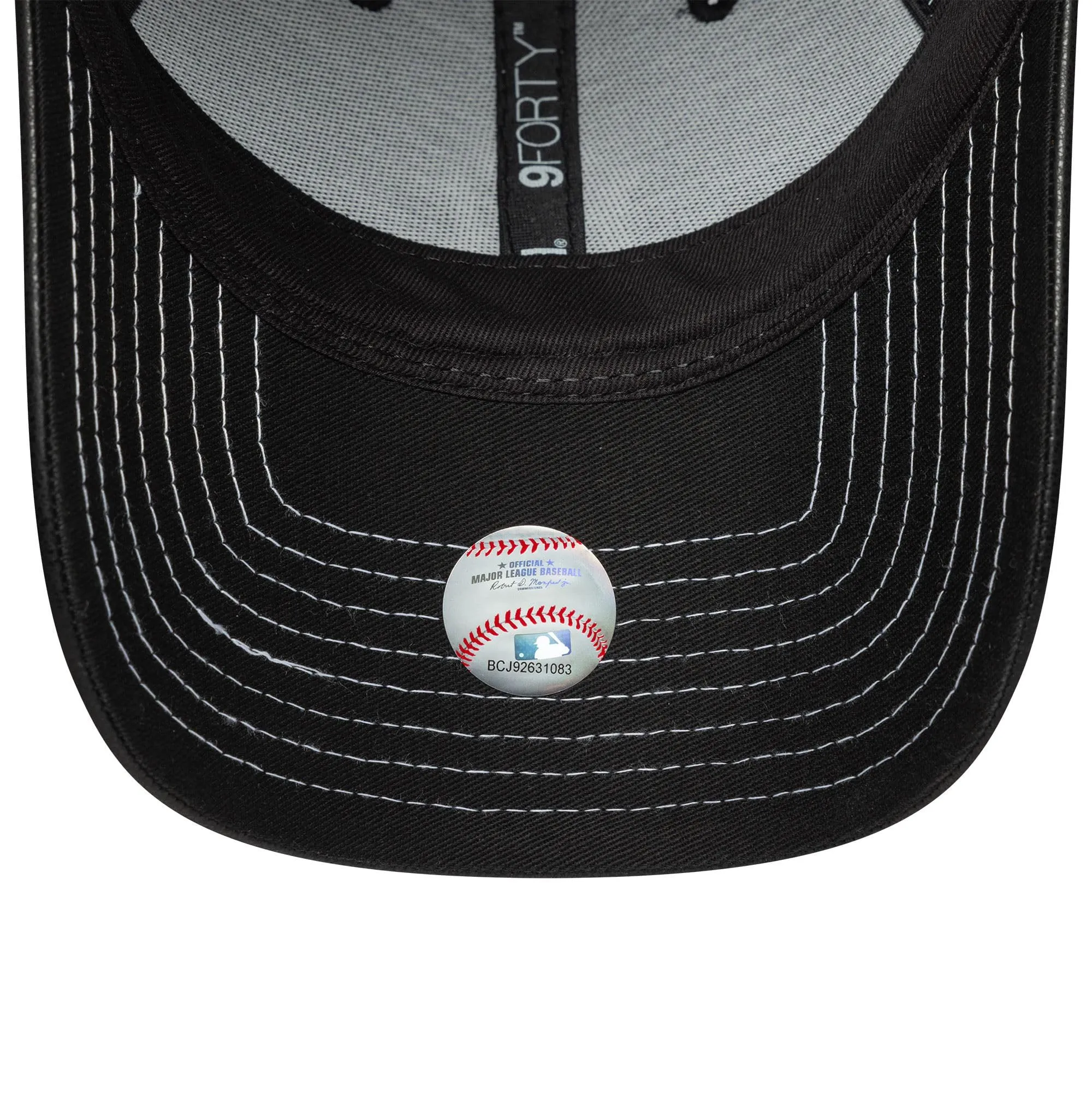 New Era New York Yankees 9Forty Donna Topstitch Nero - immagine 5