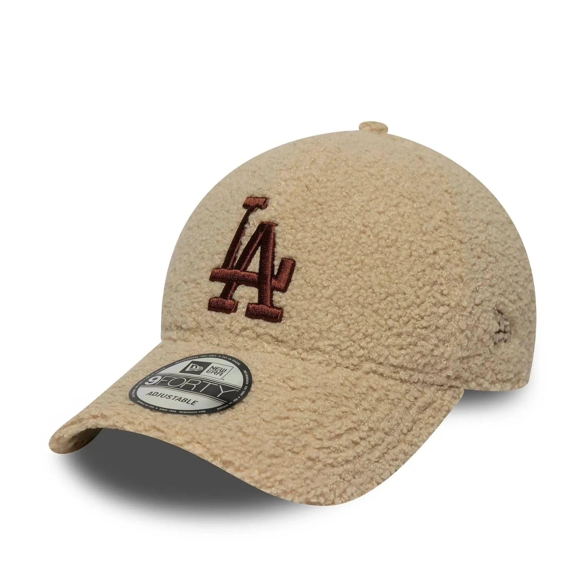 New Era Los Angeles Dodgers 9Forty Donna Borg Teddy Cap Beige - immagine 1