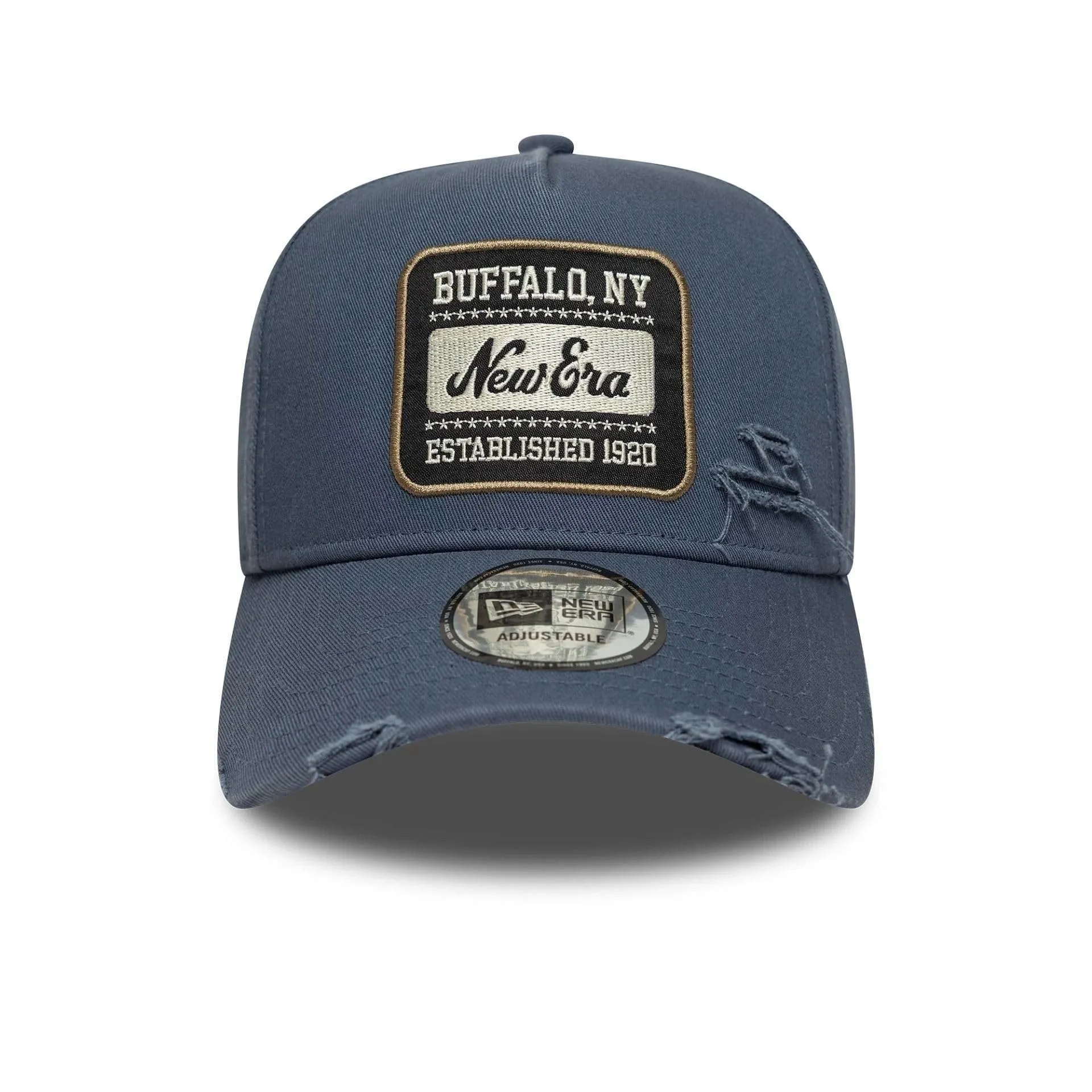 New Era 9Forty E-Frame Distressed Patch Cap - Blu Scuro - immagine 2