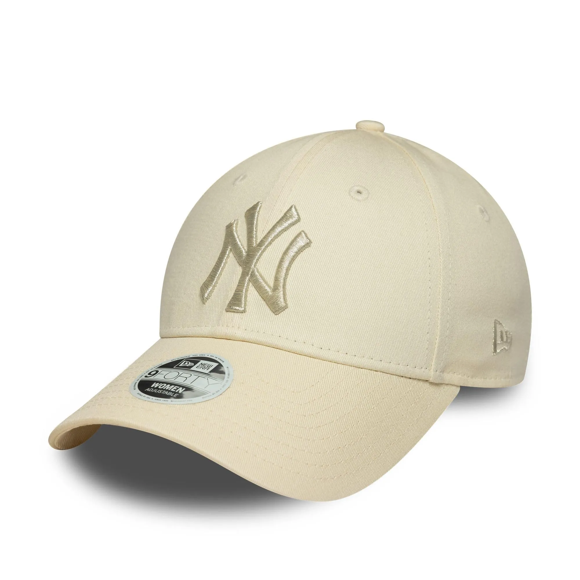 New Era New York Yankees 9Forty Cappello Donna Logo Metallico Beige - immagine 1