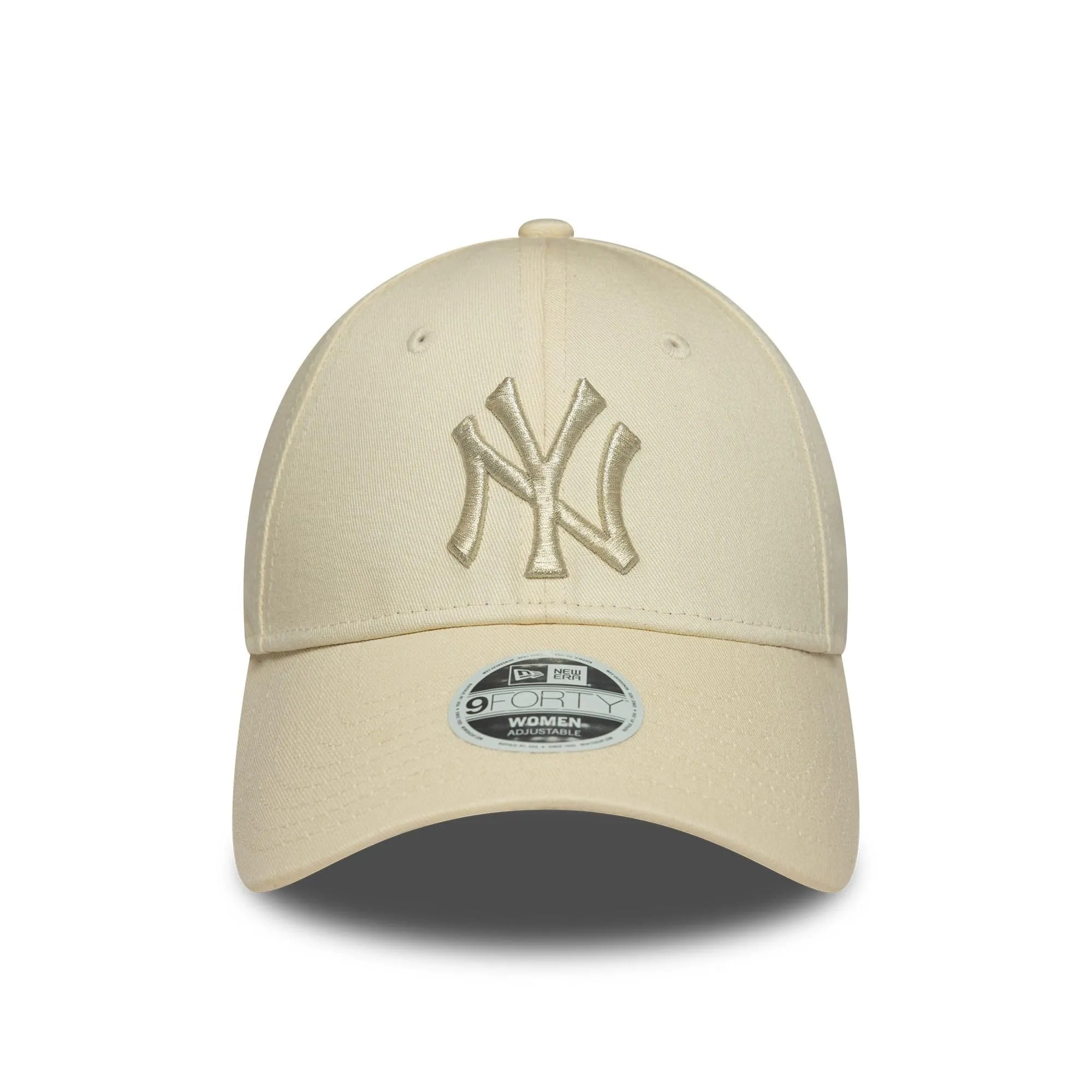 New Era New York Yankees 9Forty Cappello Donna Logo Metallico Beige - immagine 2