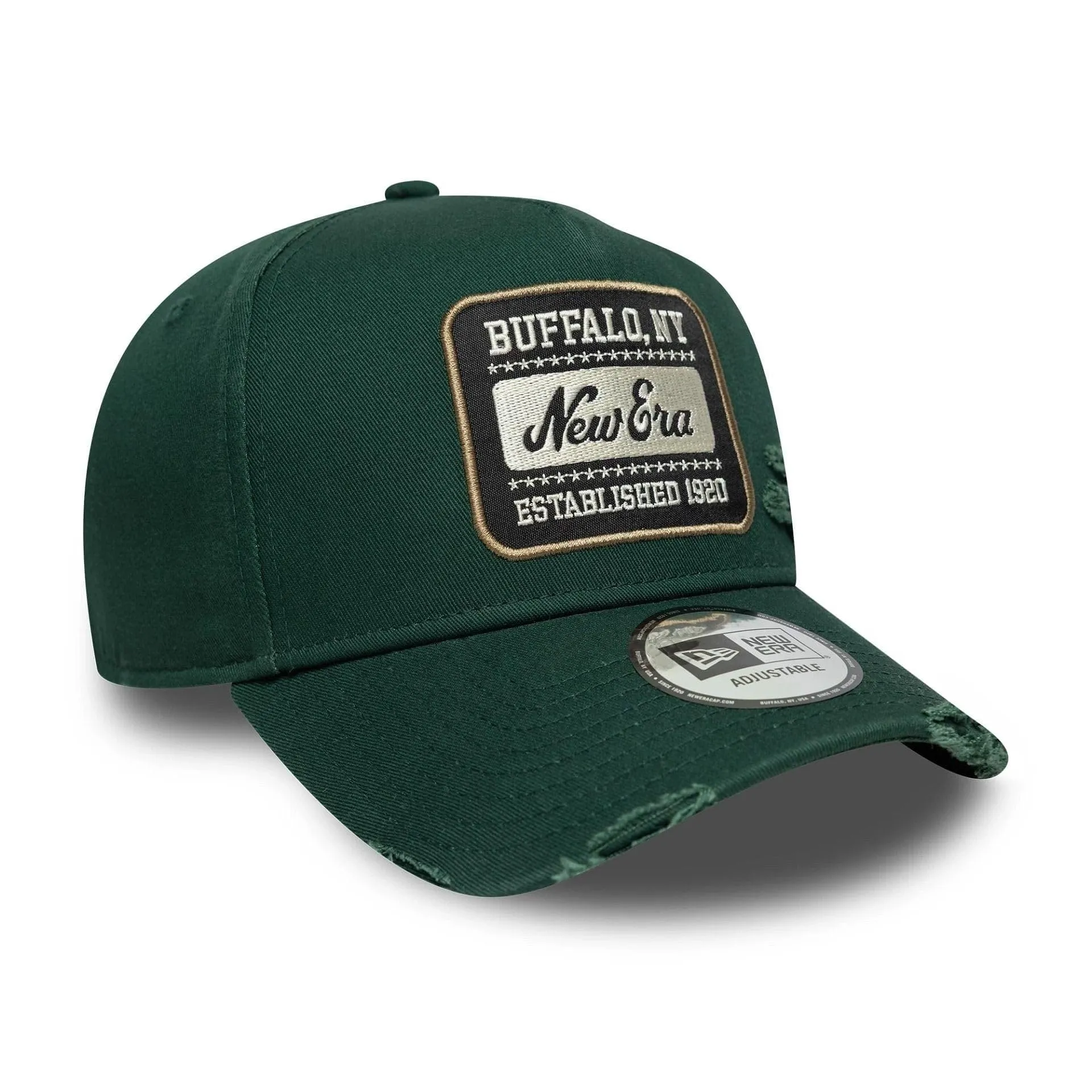 New Era 9Forty Distressed Patch Cap - Verde Scuro - immagine 3