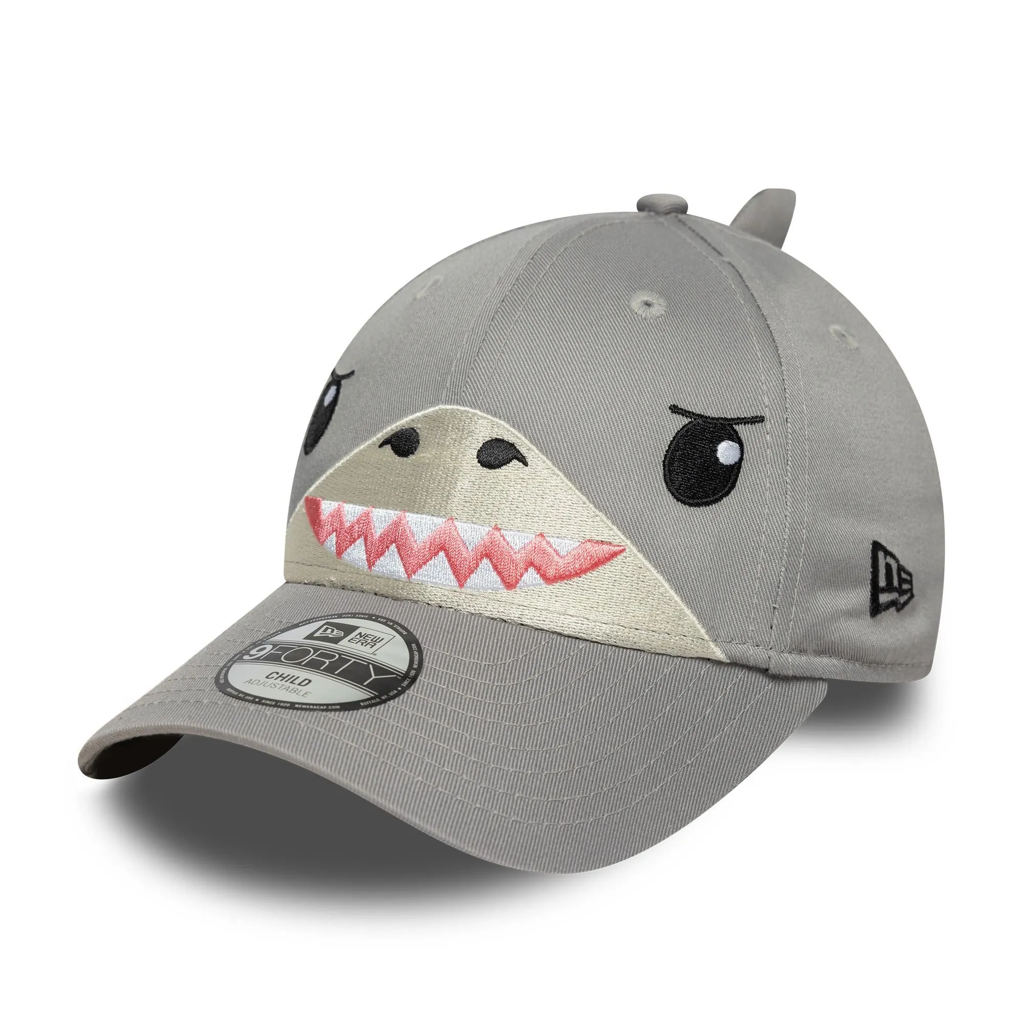 New Era 9Forty Shark Face Cappello per Bambini - Grigio - immagine 1