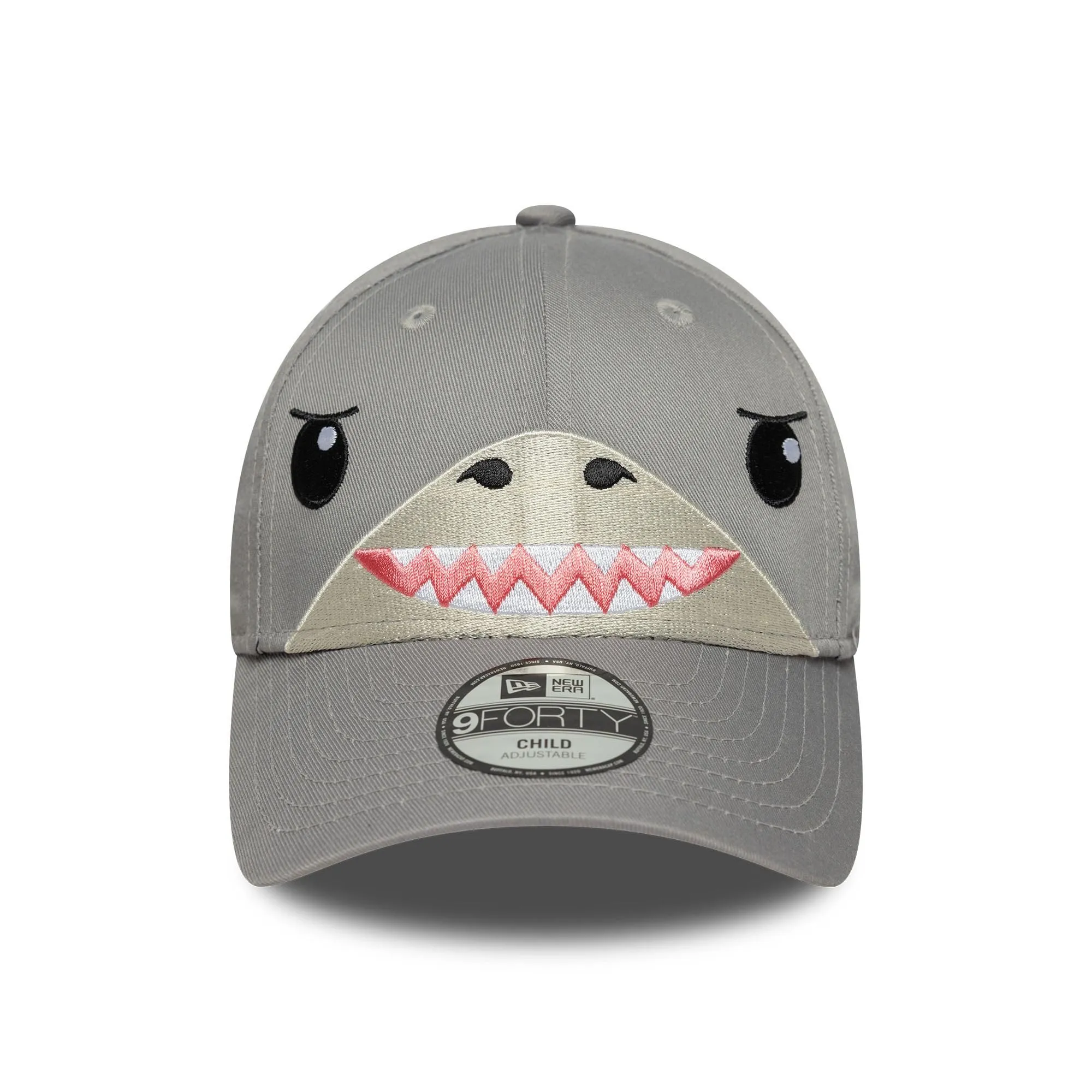 New Era 9Forty Shark Face Cappello per Bambini - Grigio - immagine 2