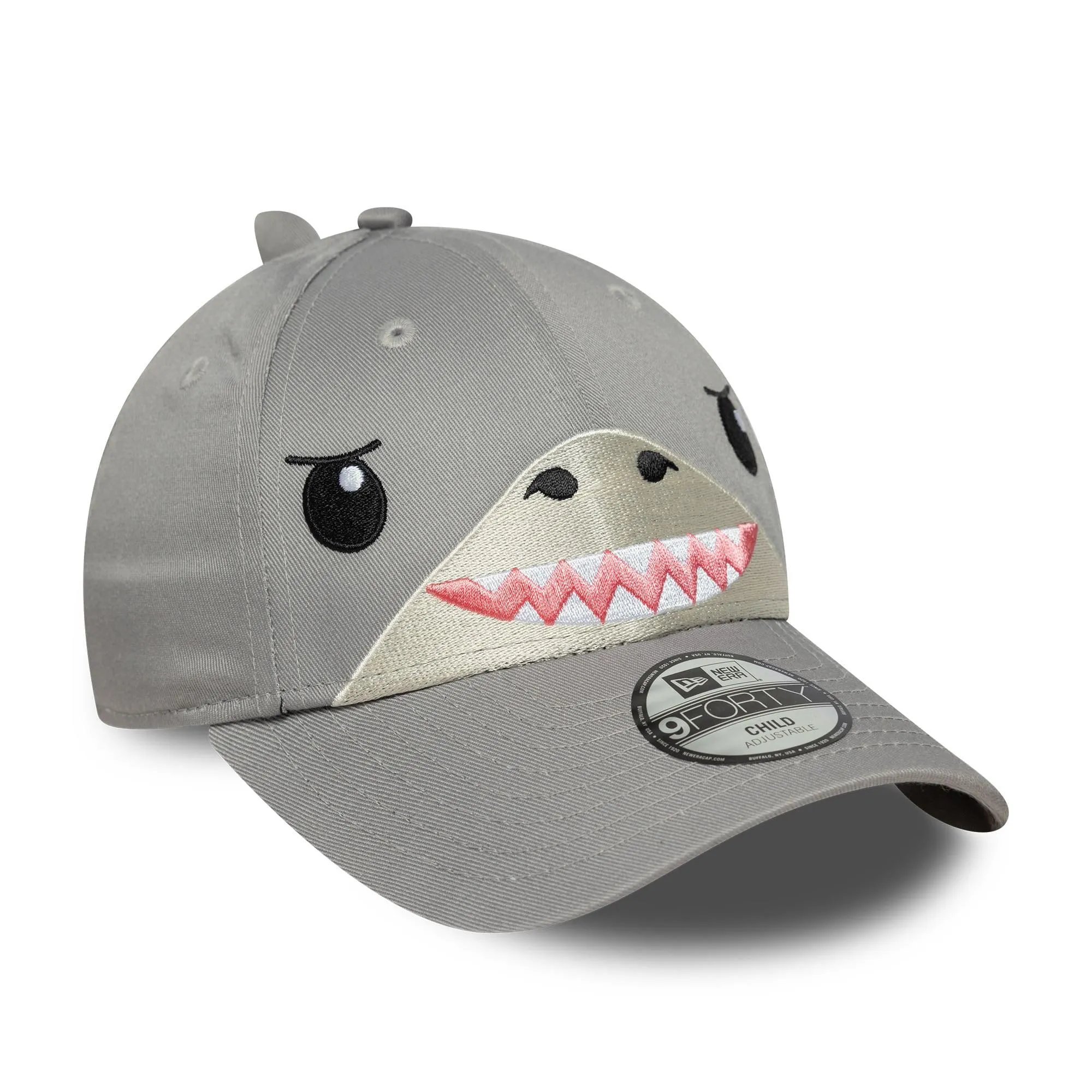 New Era 9Forty Shark Face Cappello per Bambini - Grigio - immagine 3