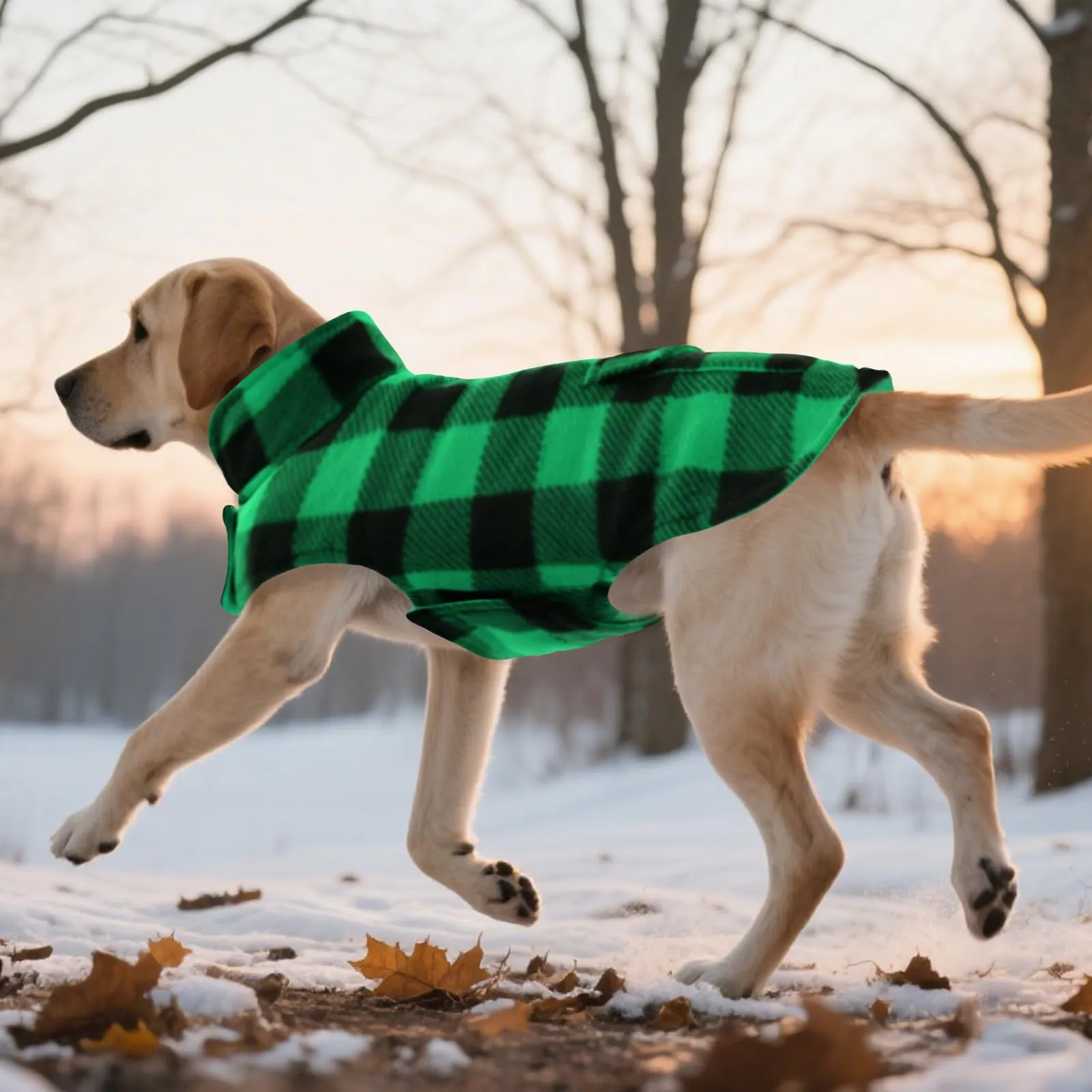 ASENKU Cappotto Cane Impermeabile Invernale Reversibile Antivento con Fodera in Lana, 2XL - immagine 9
