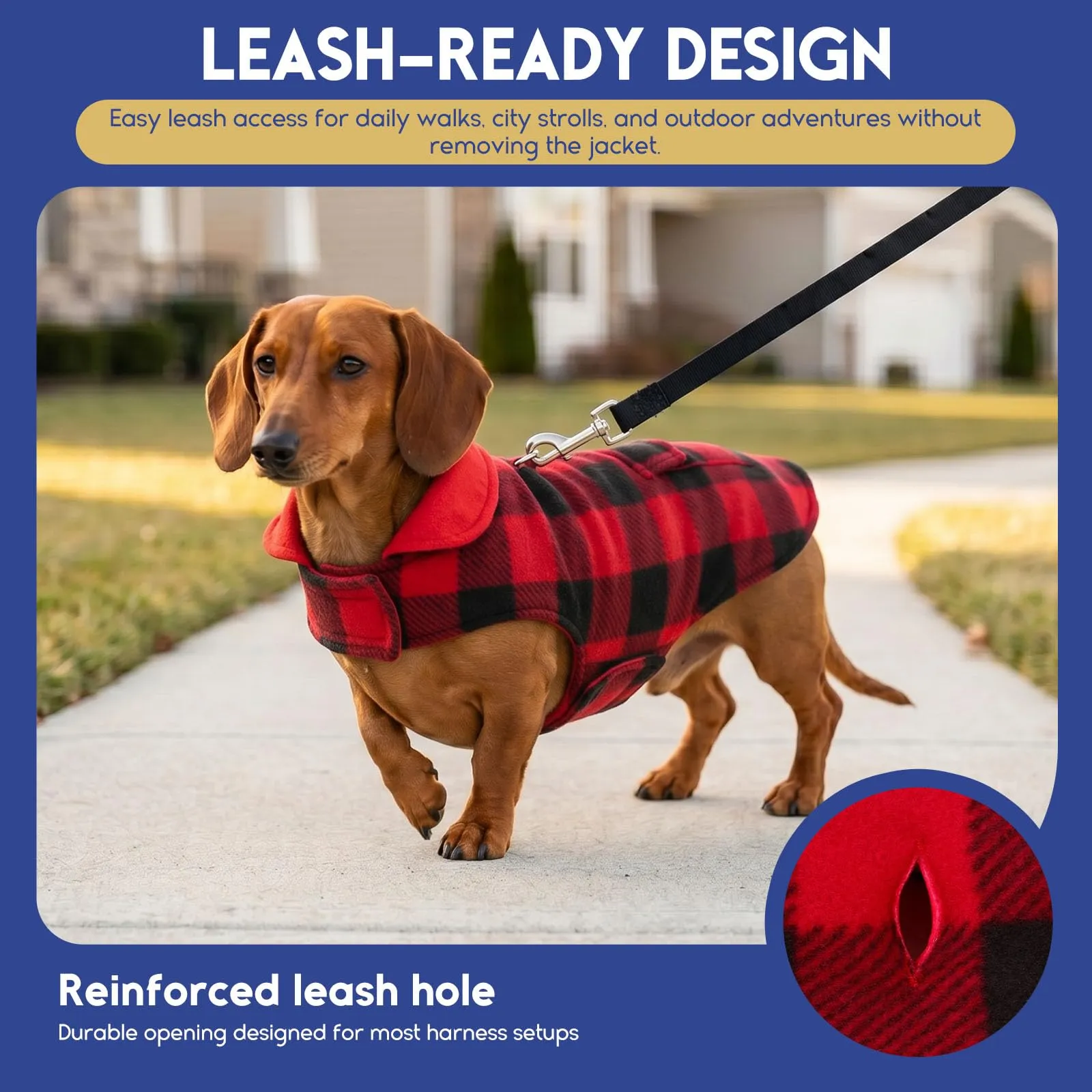 ASENKU Cappotto Cane Impermeabile Invernale Reversibile, Giacca Antivento con Fodera in Lana, Taglia XS - immagine 3