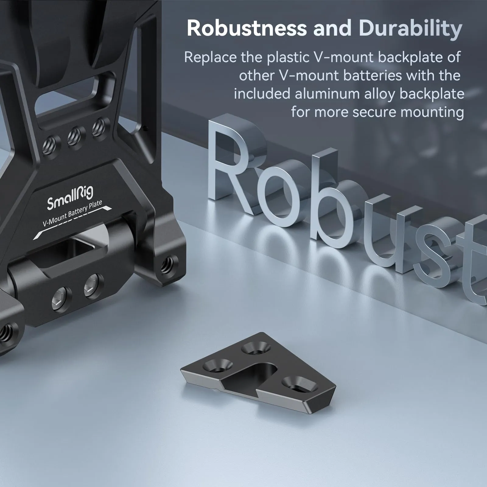 SmallRig V-Mount Battery Plate, L-Shape Foldable Mounting Plate for DSLR, Gimbal and Tripod - 4505B - immagine 6