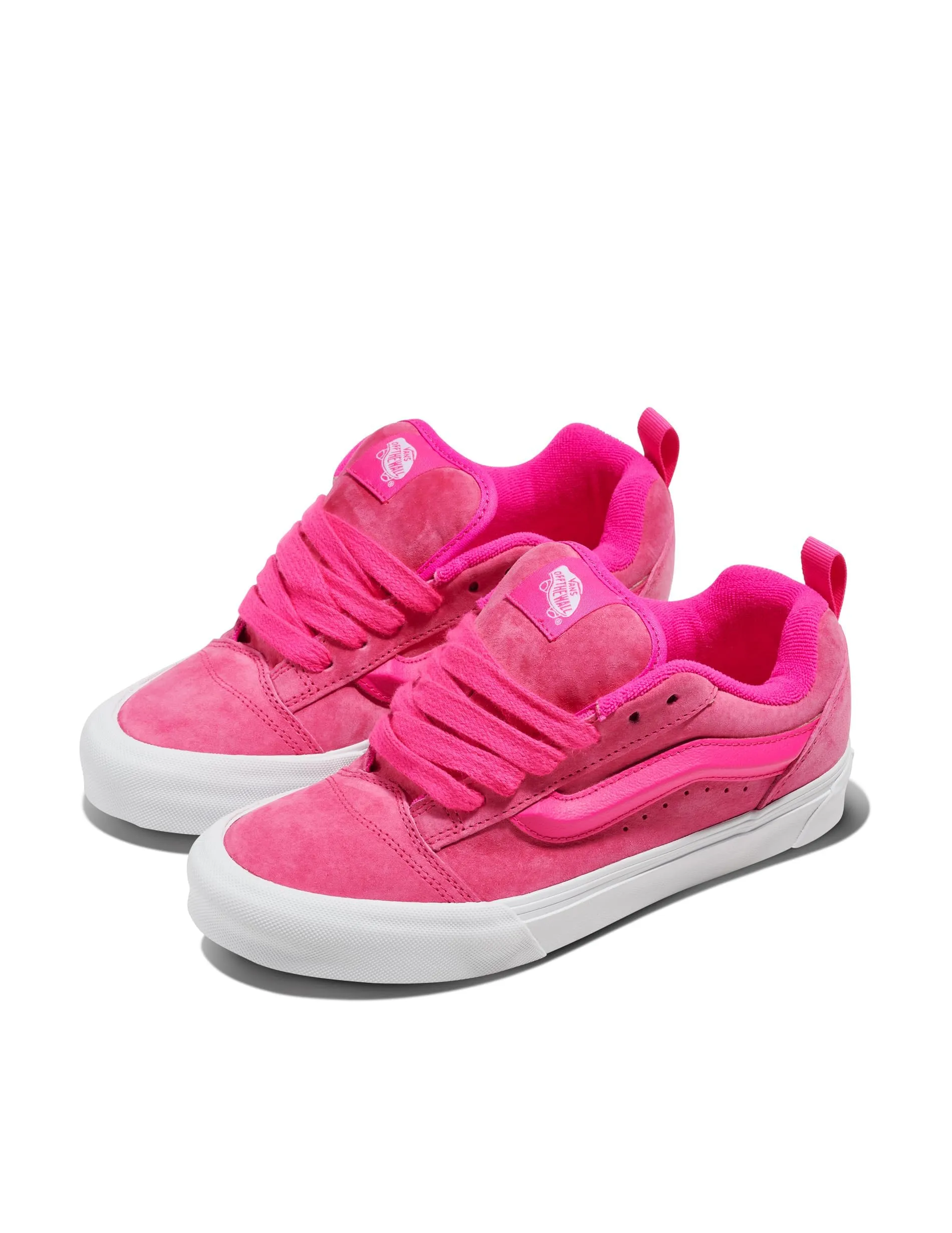 Vans Knu Skool Stacklite Sneaker Unisex, Nubuck Rosa Glo - immagine 2