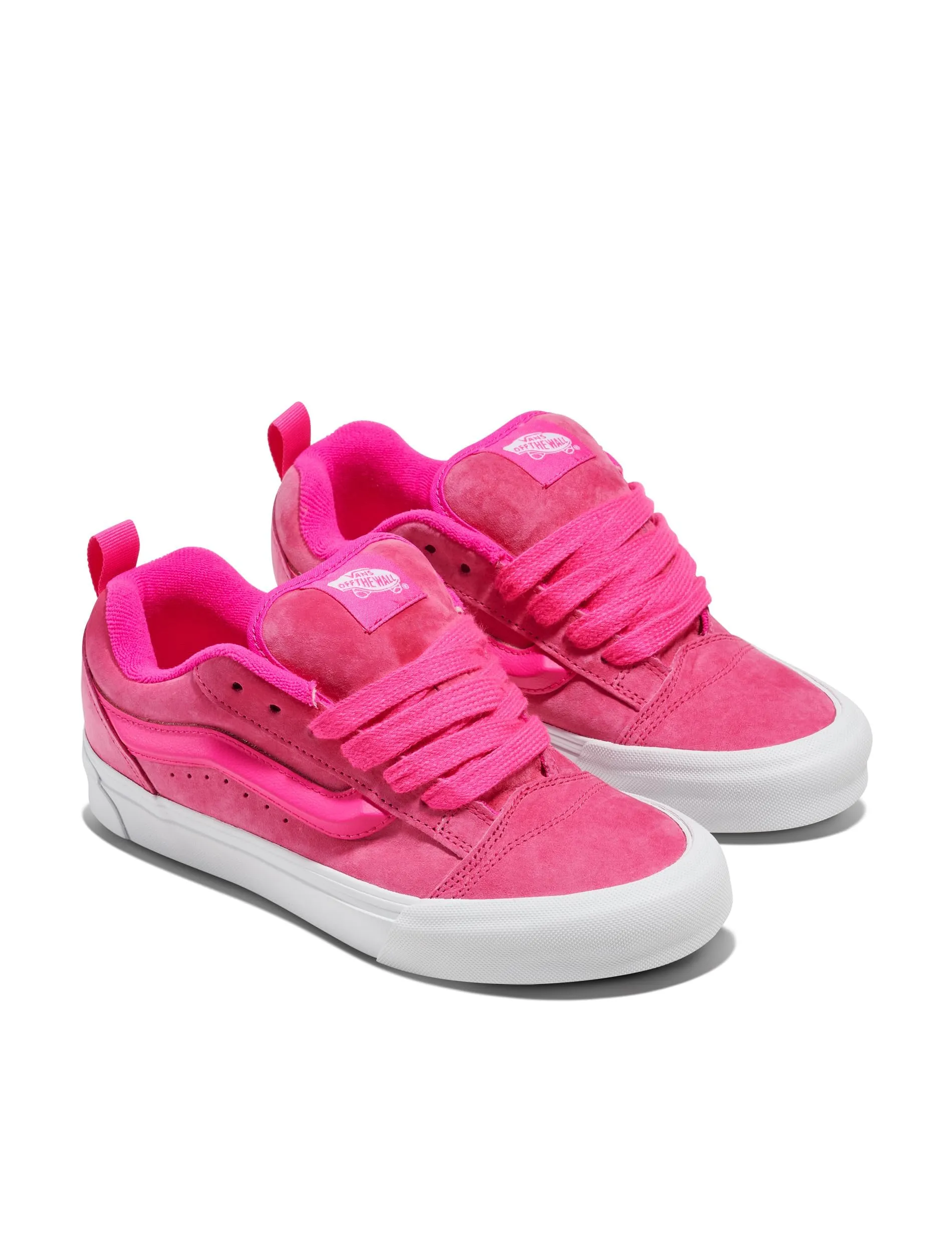 Vans Knu Skool Stacklite Sneaker Unisex, Nubuck Rosa Glo - immagine 6