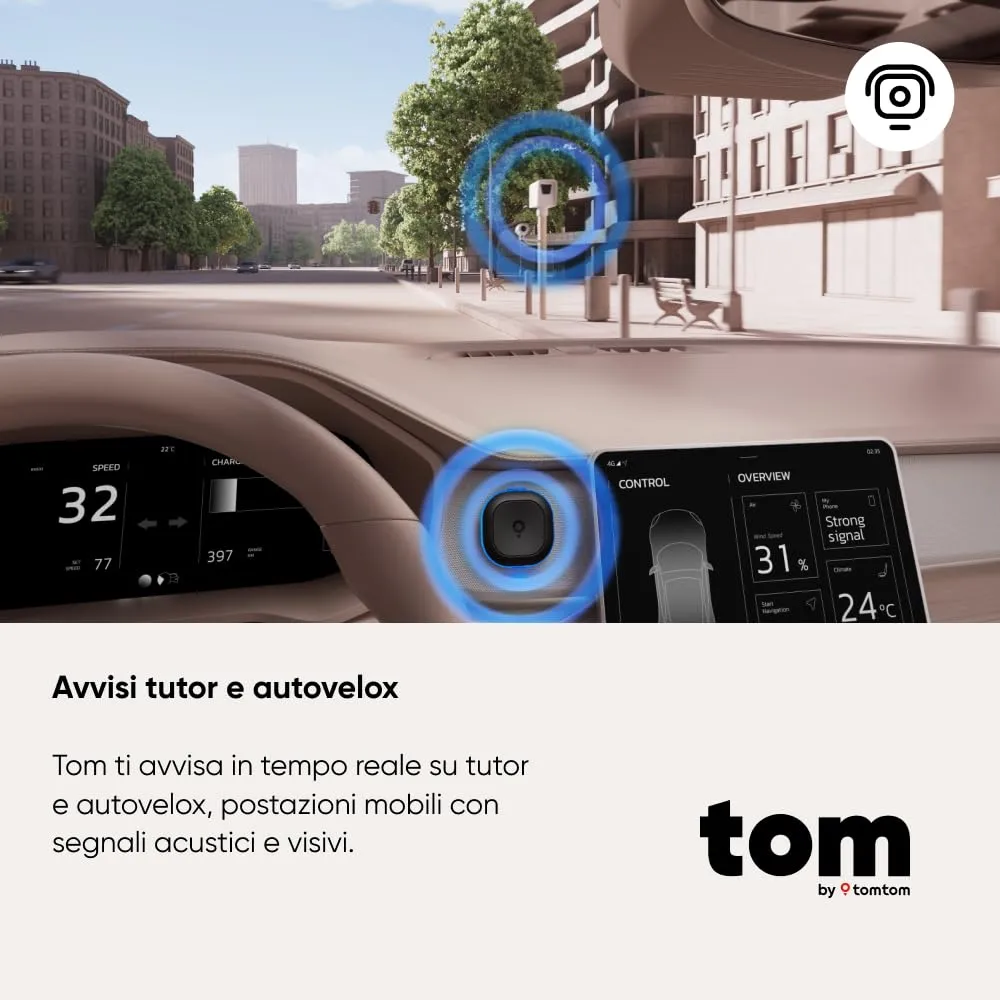 TomTom Segnalatore Autovelox per Auto Fissi e Mobili Senza Abbonamento - immagine 3