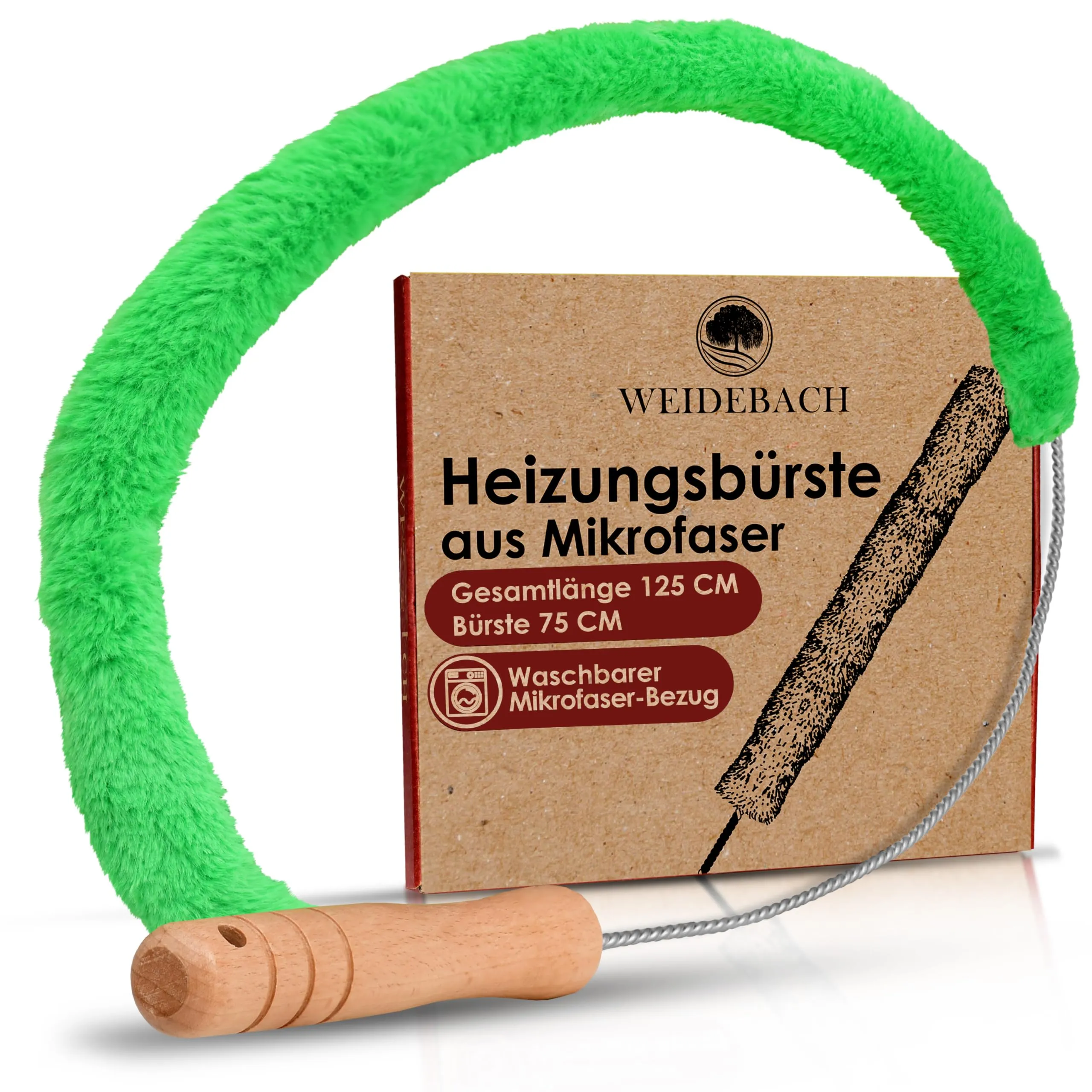Weidebach Spazzola per radiatori V. 3.0, Microfibra, 125 cm - immagine 1