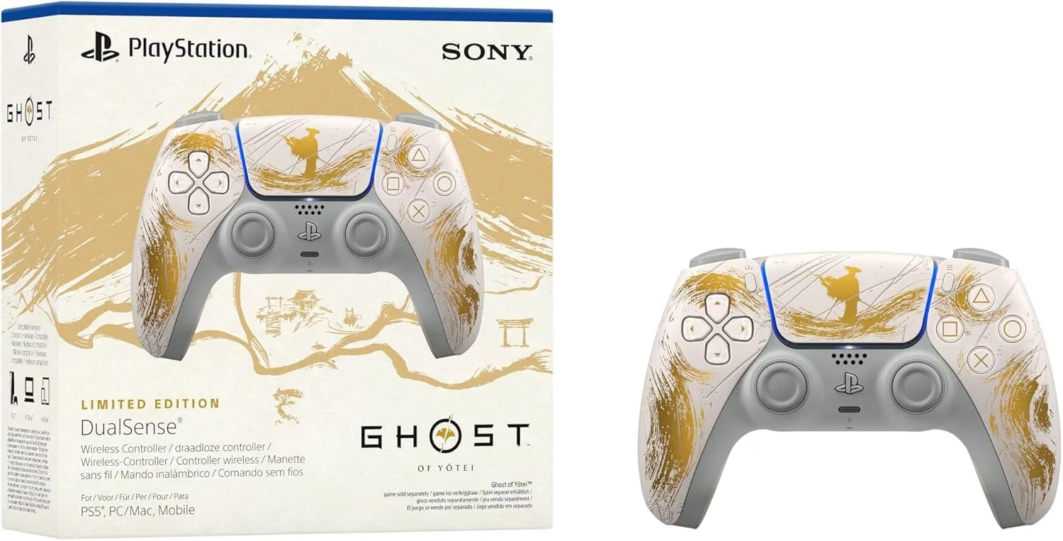 Playstation DualSense Wireless Controller - Ghost of Yōtei Gold Limited Edition - immagine 3